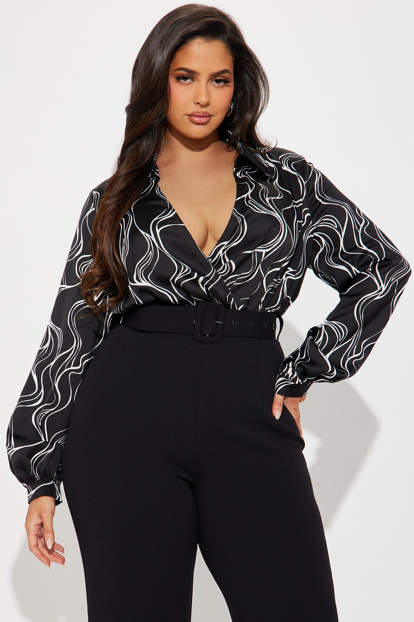Corporate Girly Jumpsuit - Black/combo - Image 5
