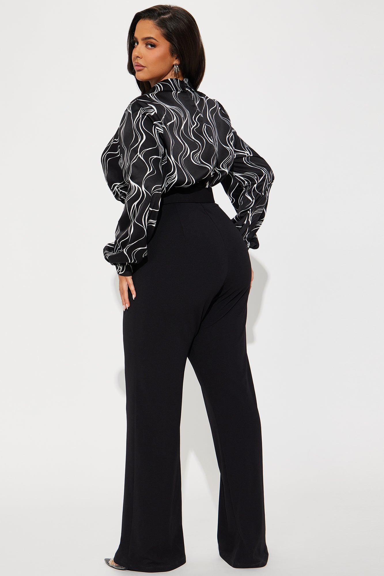 Corporate Girly Jumpsuit - Black/combo - Image 6