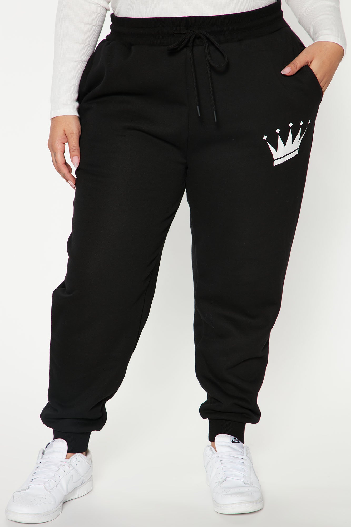 Family Goals Women's Queen Jogger - Black - Image 4