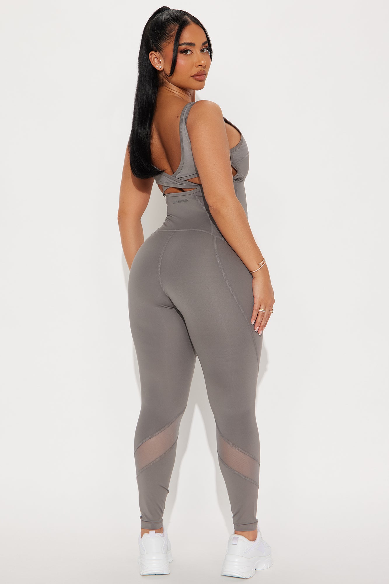 Repeat The Cycle Elevate Active Jumpsuit - Charcoal - Image 3