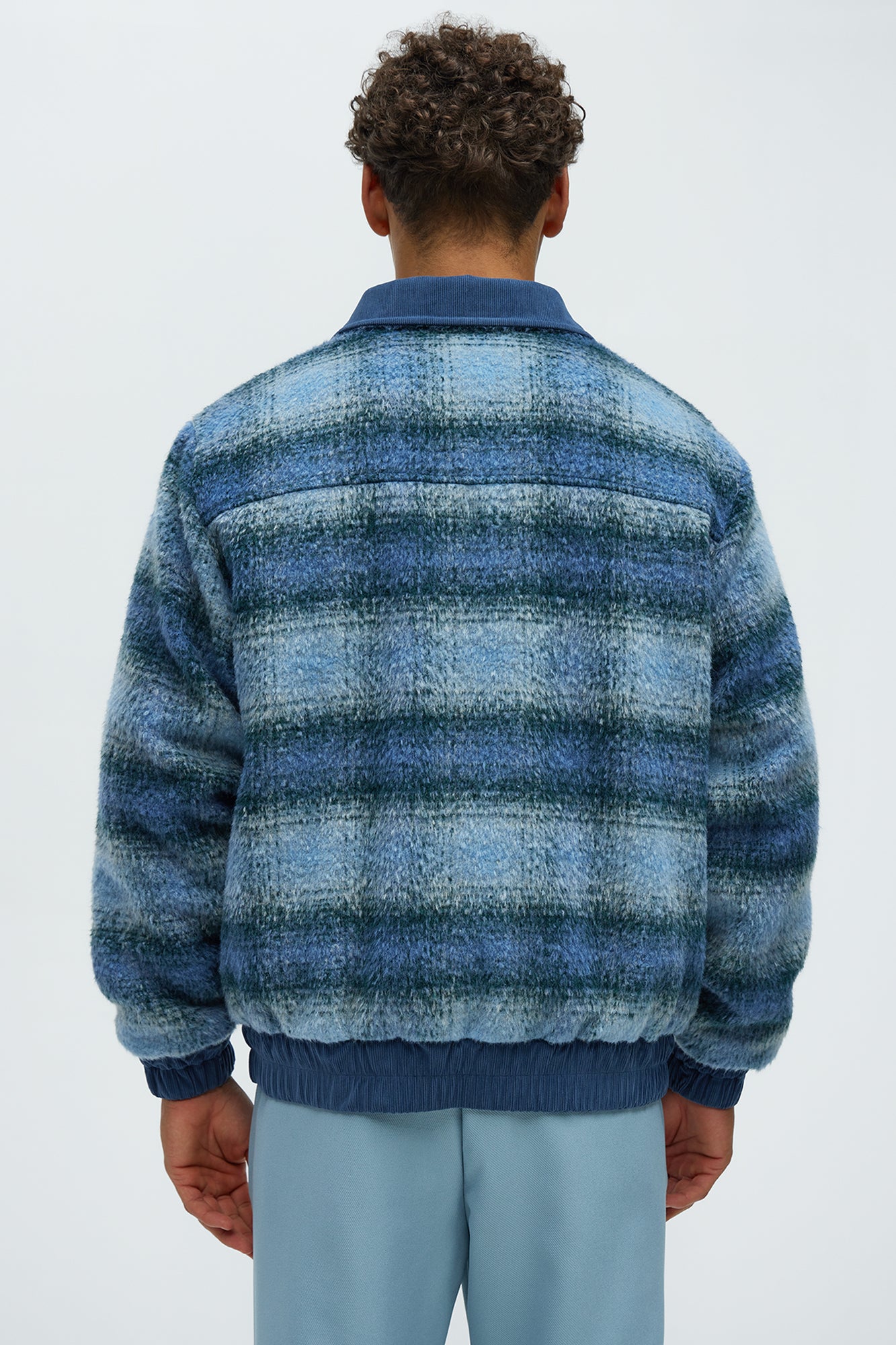 A Trip Outside Mohair Jacket - Blue - Image 5