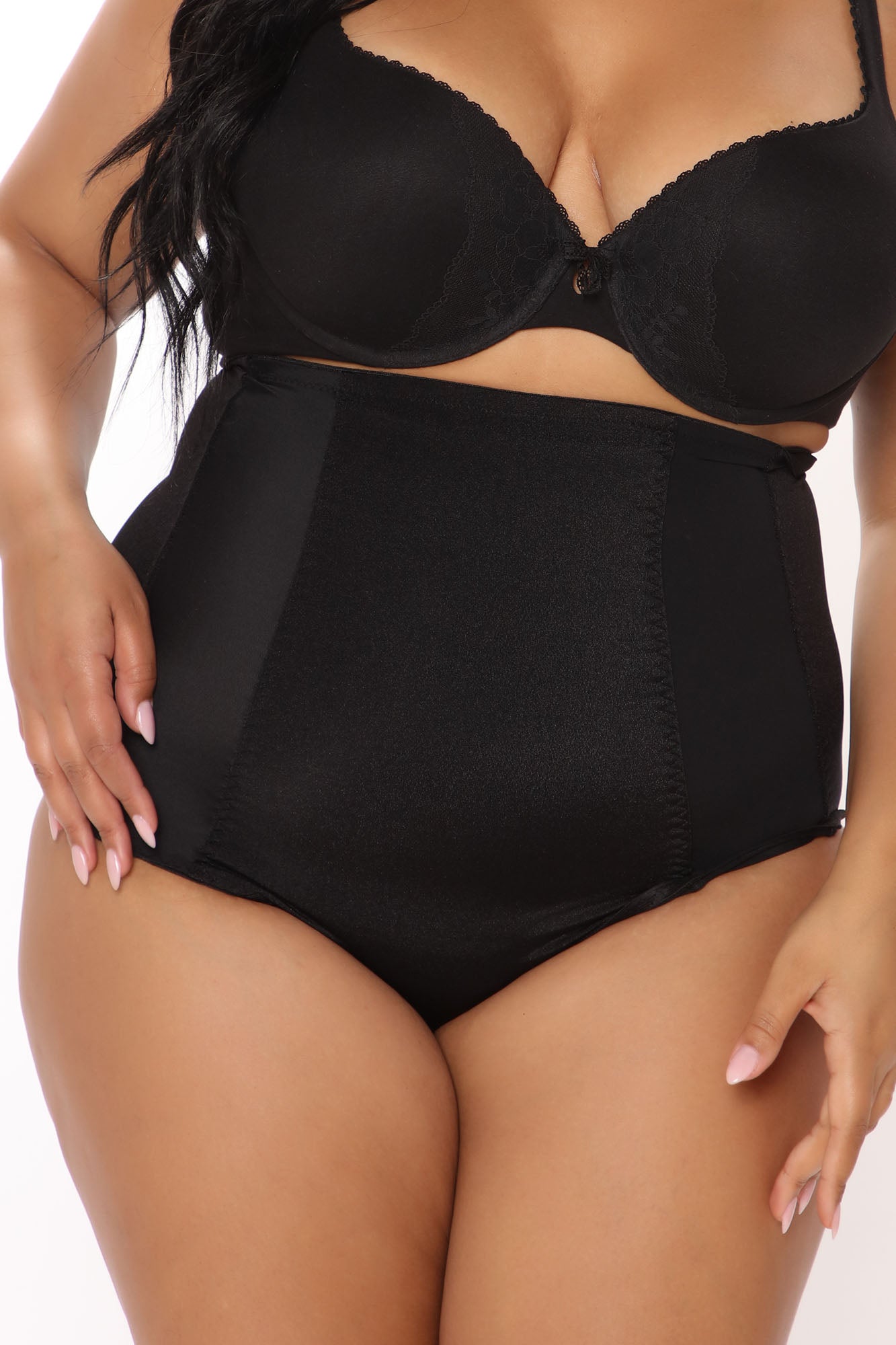 Ayesha High Waist Shaping Brief - Black - Image 5