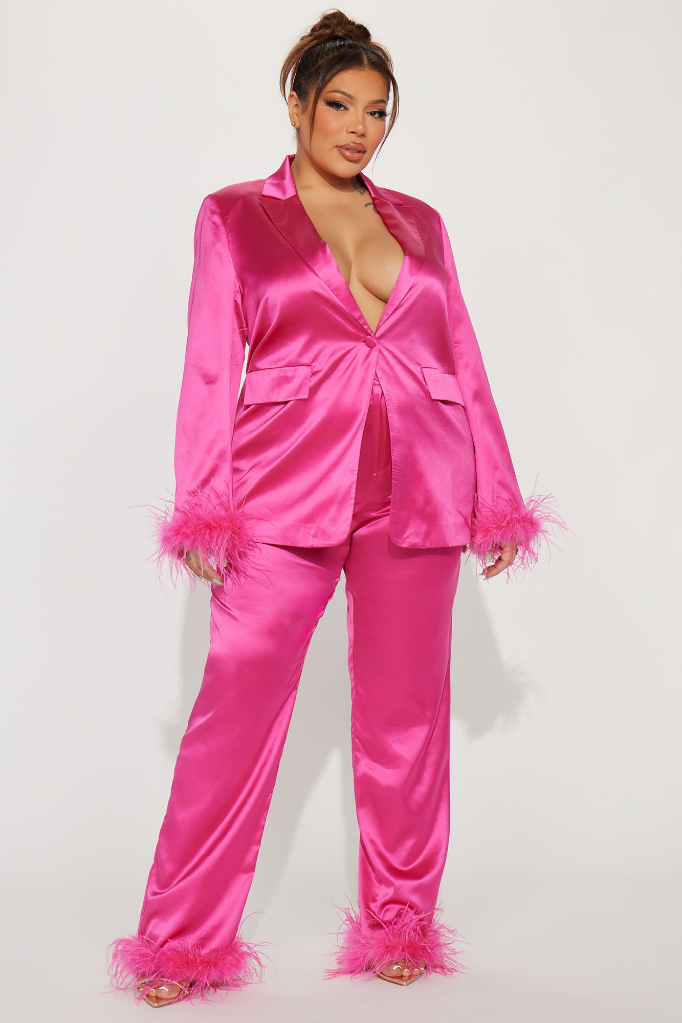 Acting Extra Pant Set - Hot Pink - Image 6