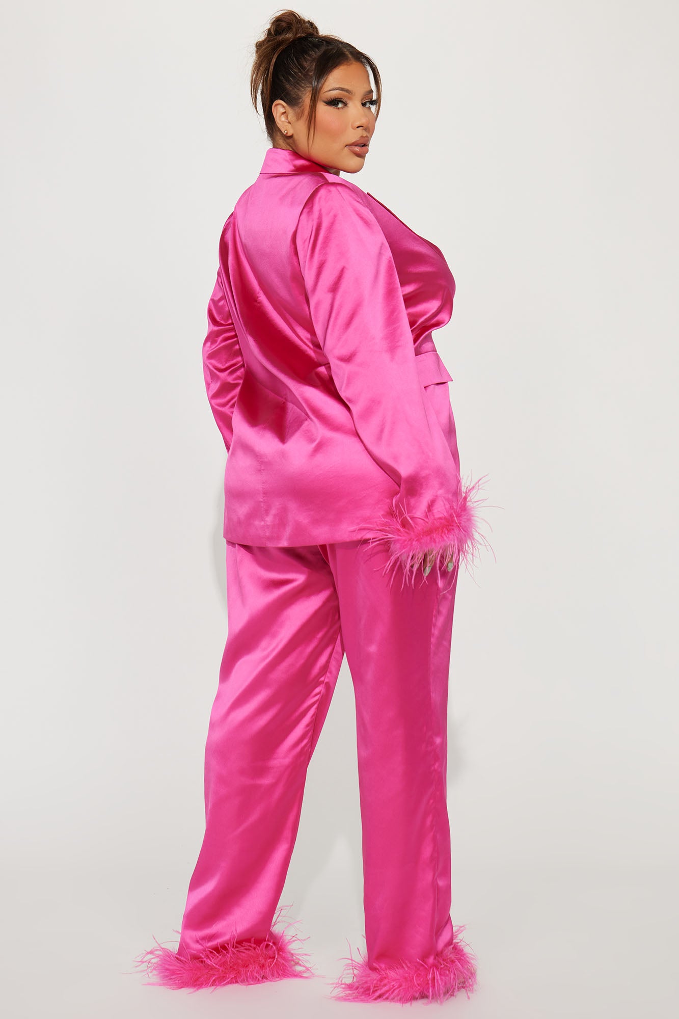Acting Extra Pant Set - Hot Pink - Image 5