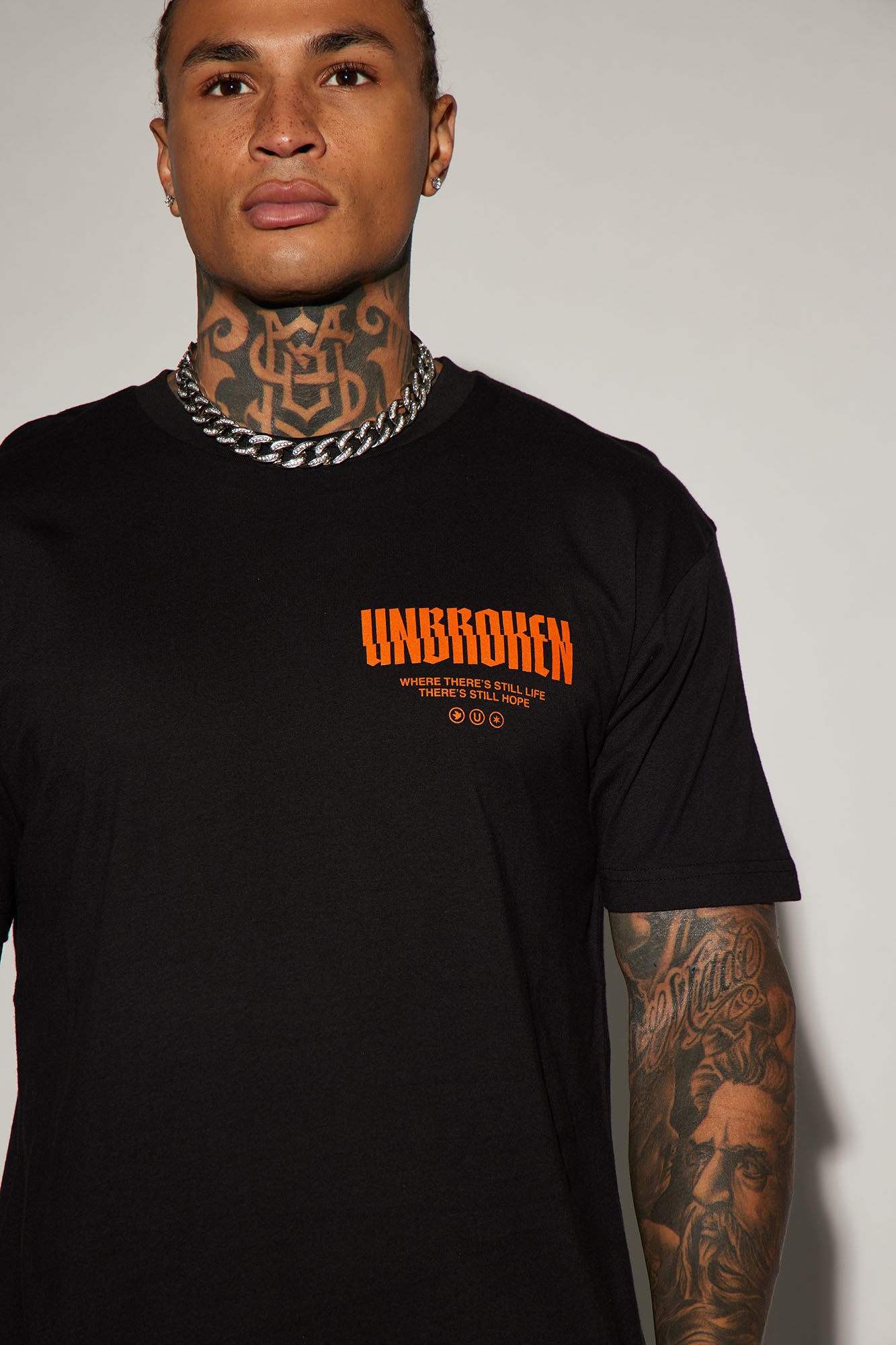 Unbroken And Free Short Sleeve Tee - Black - Image 3