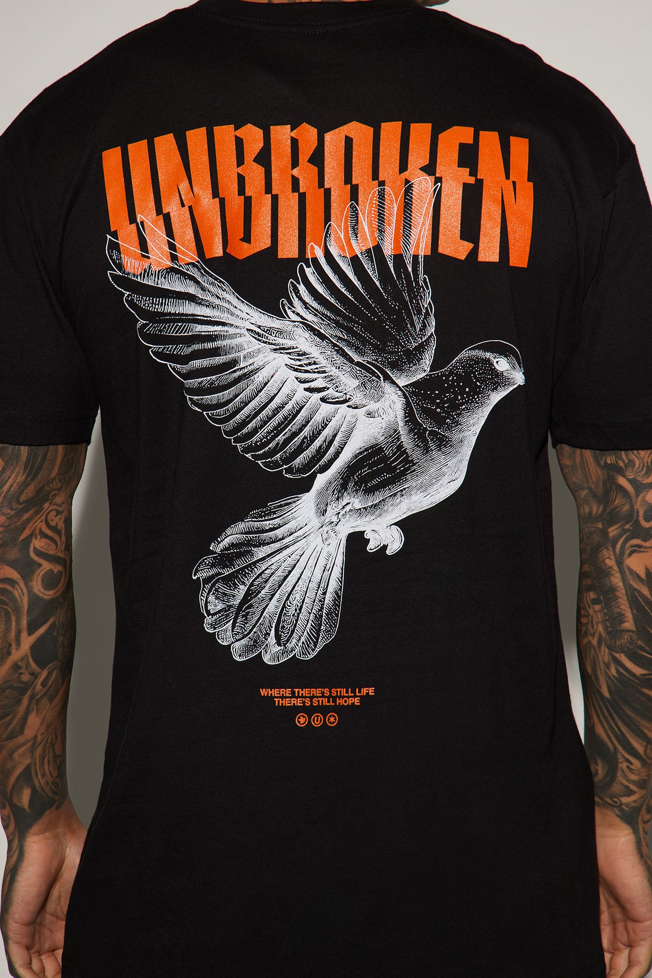 Unbroken And Free Short Sleeve Tee - Black - Image 5
