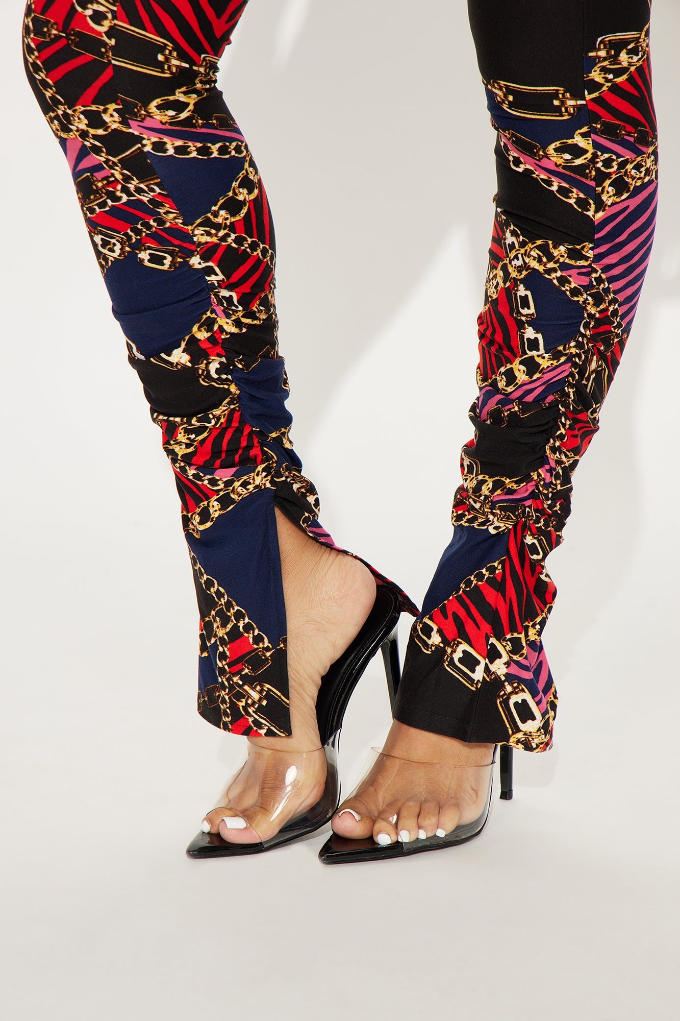 Bree Marie Baroque Stacked Legging - Black/combo - Image 3