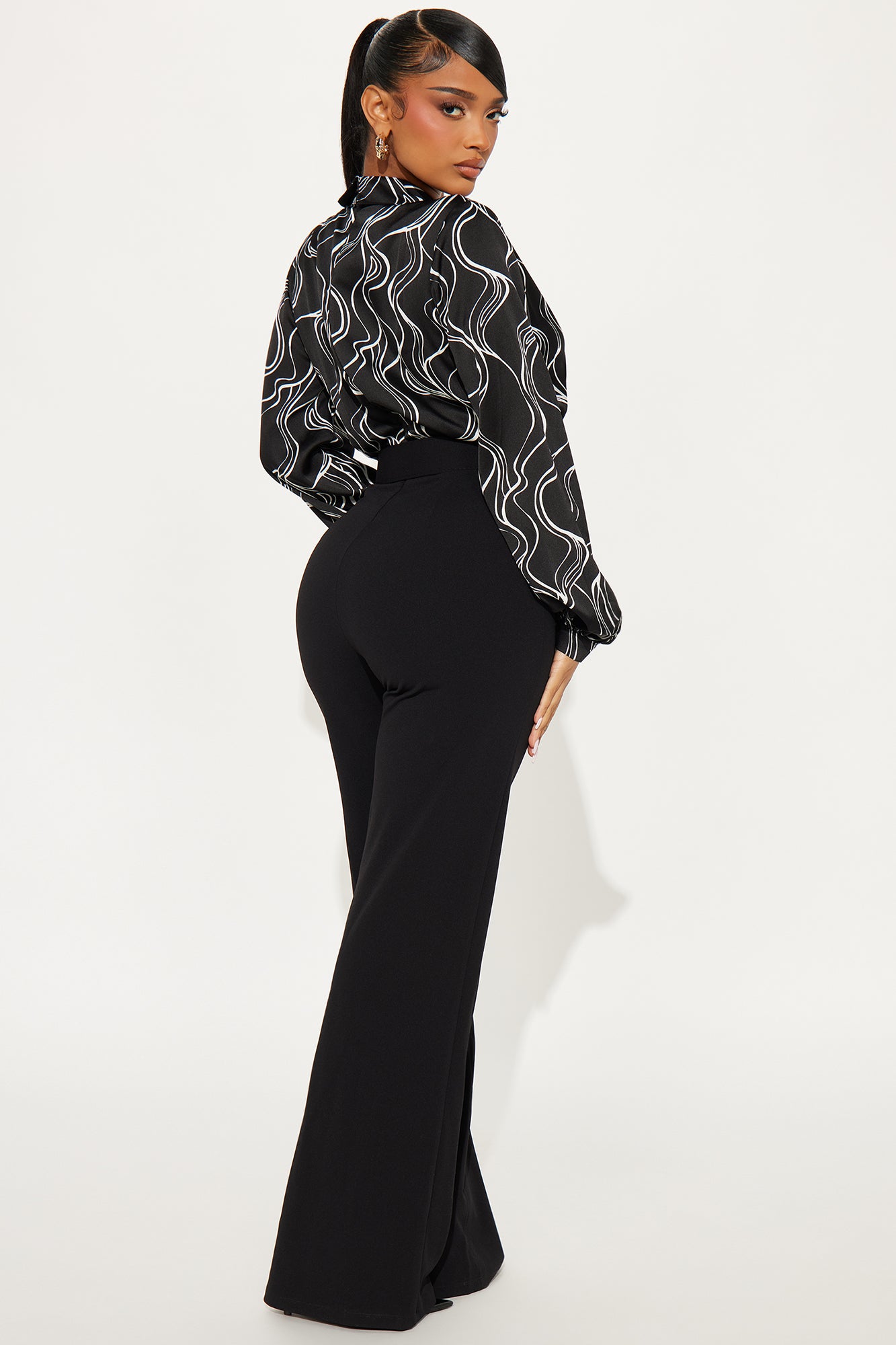 Corporate Girly Jumpsuit - Black/combo - Image 3