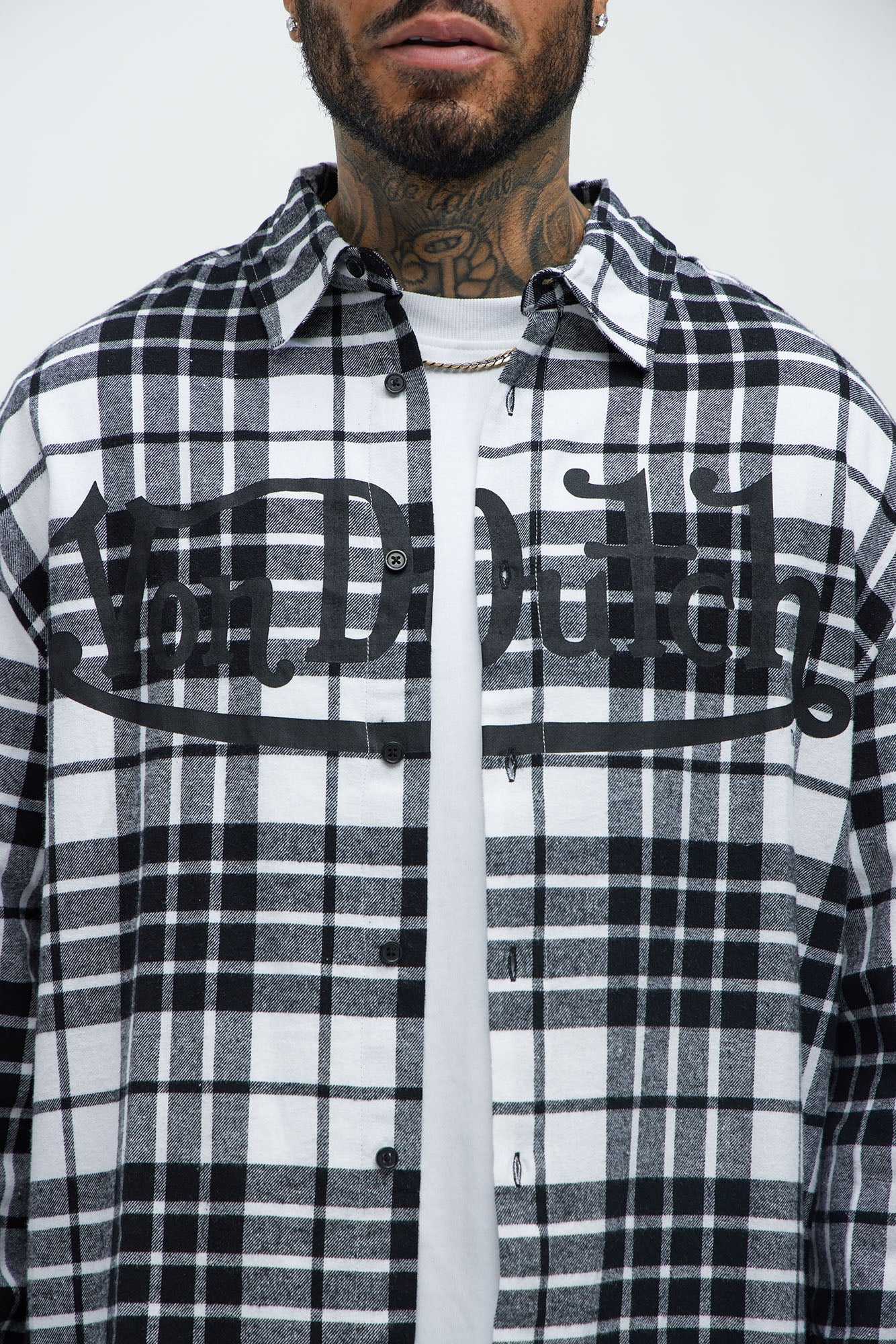 Von Dutch Eyeball Flannel - Black/combo - Image 4