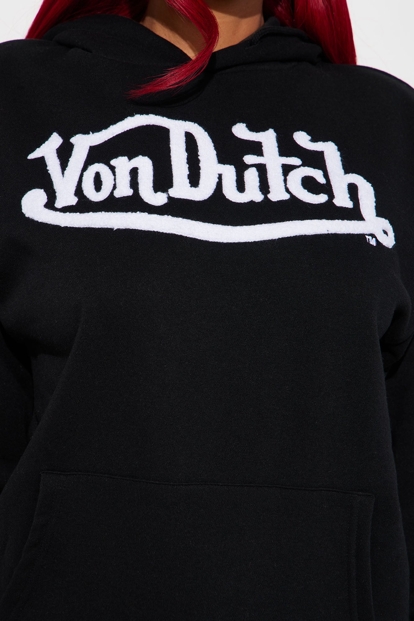Von Dutch Patch Hoodie - Black - Image 3