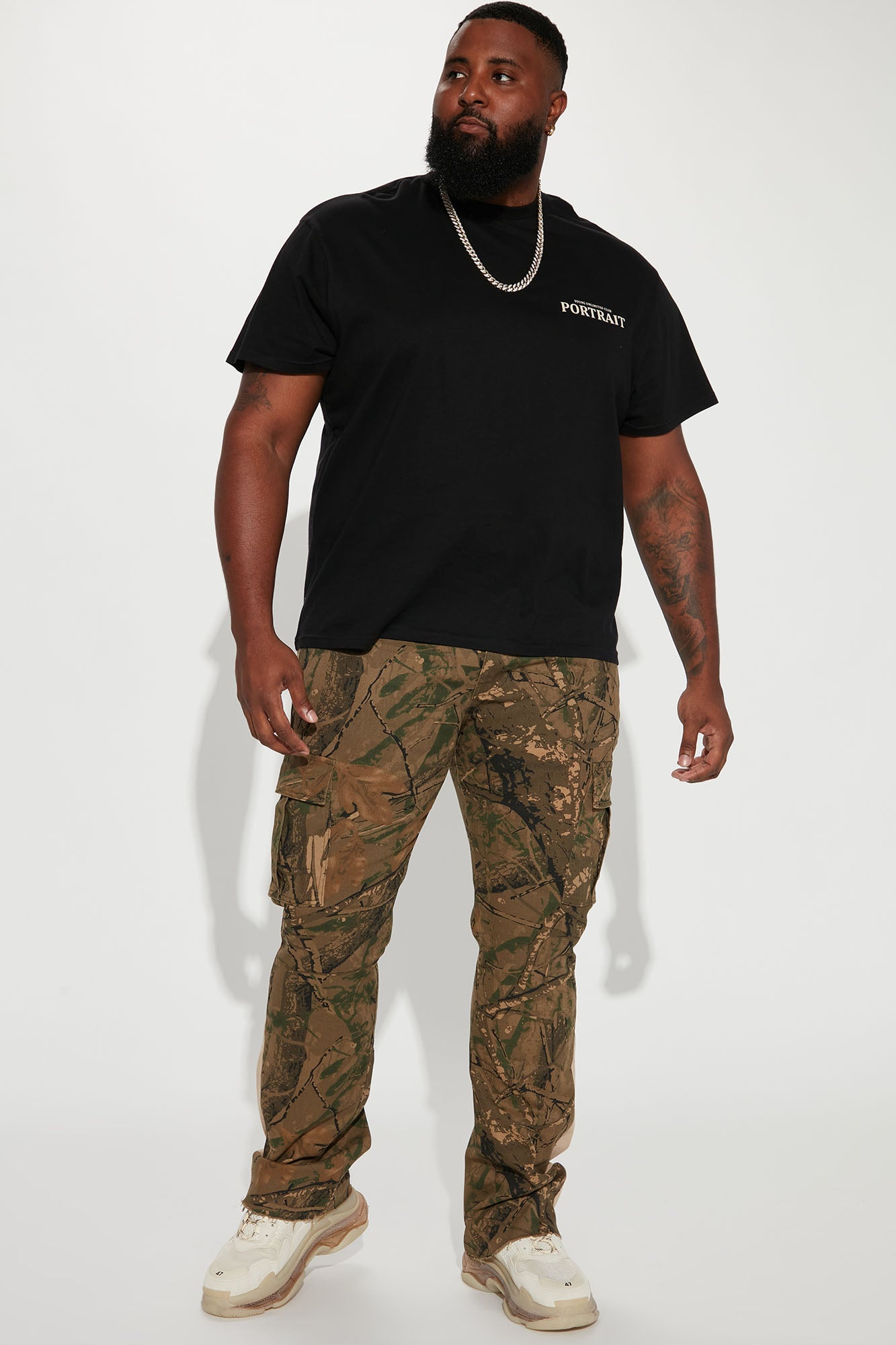On The Hunt Skinny Flared Cargo Pants - Camouflage - Image 6