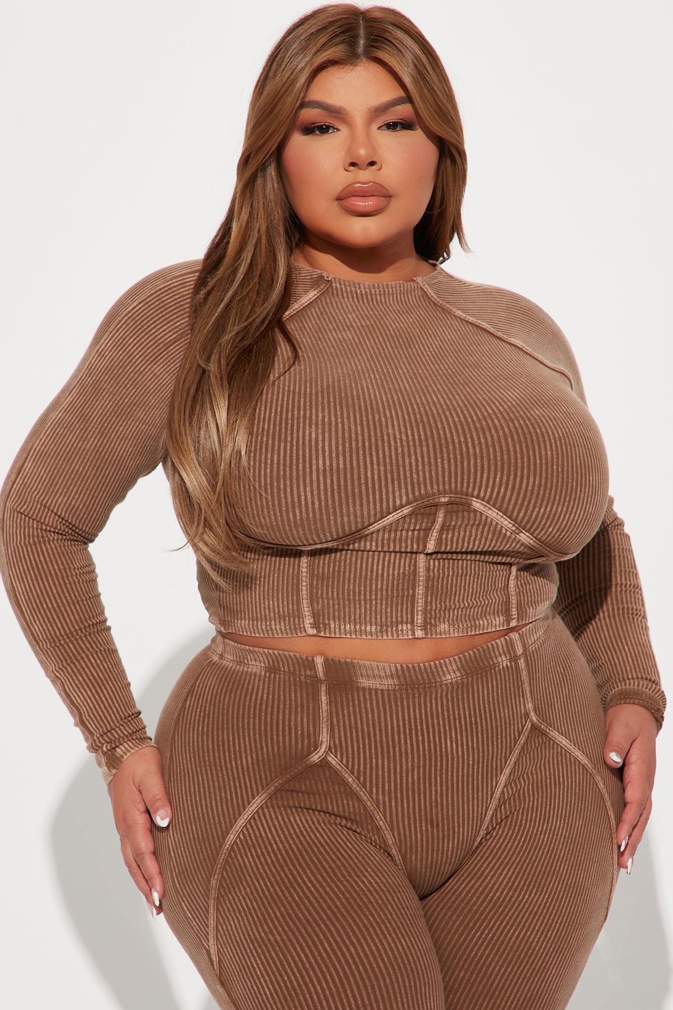 Jaime Legging Set - Brown - Image 5