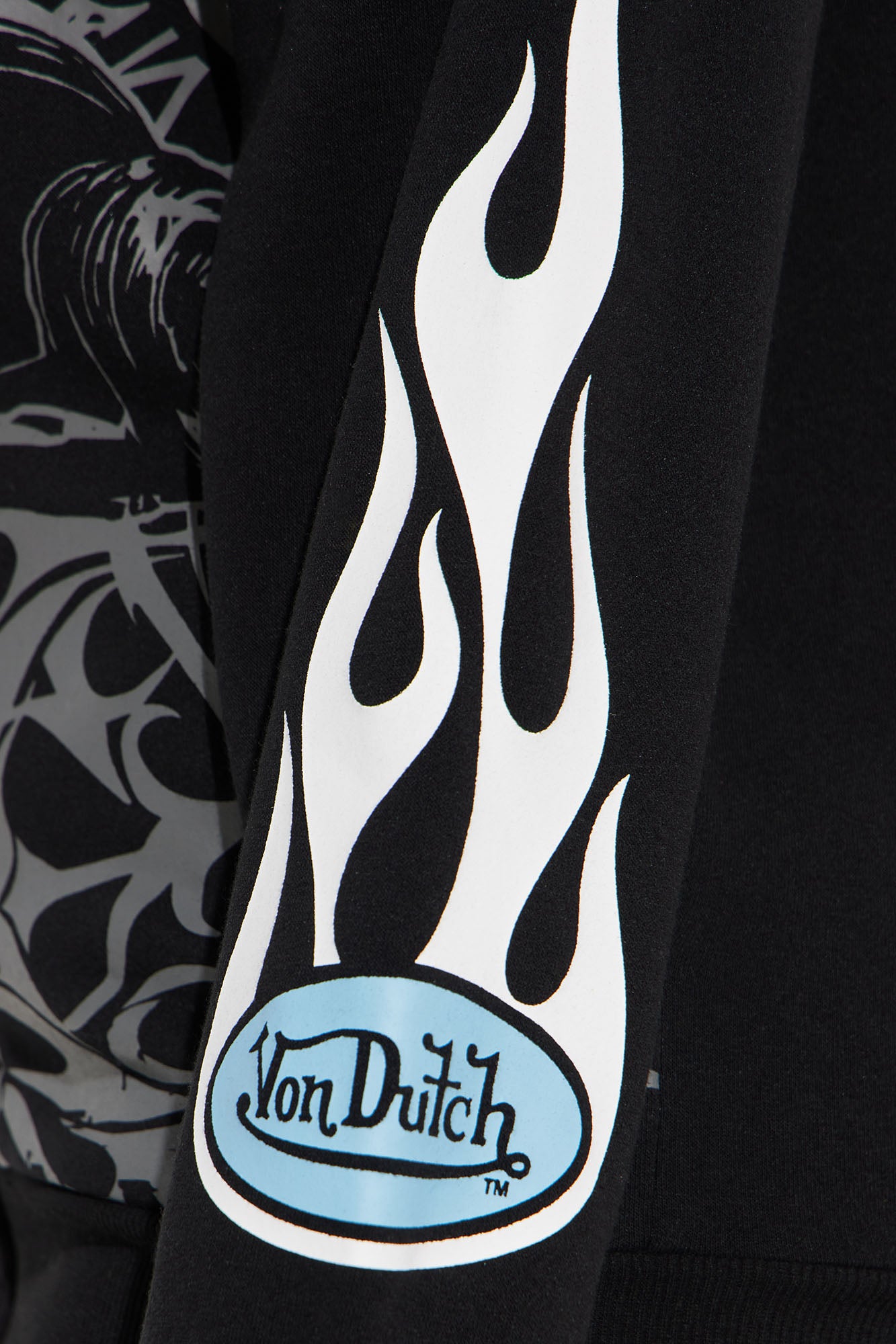 Von Dutch Car Show Zip Front Hoodie - Black/combo - Image 3