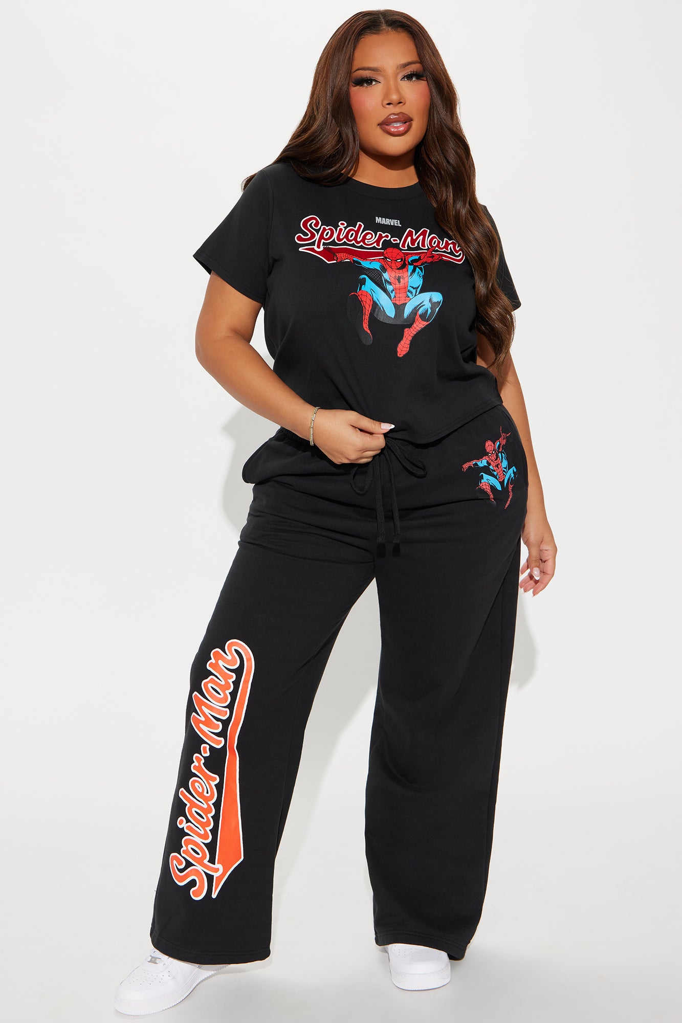 Spiderman Fitted Tee - Black - Image 6