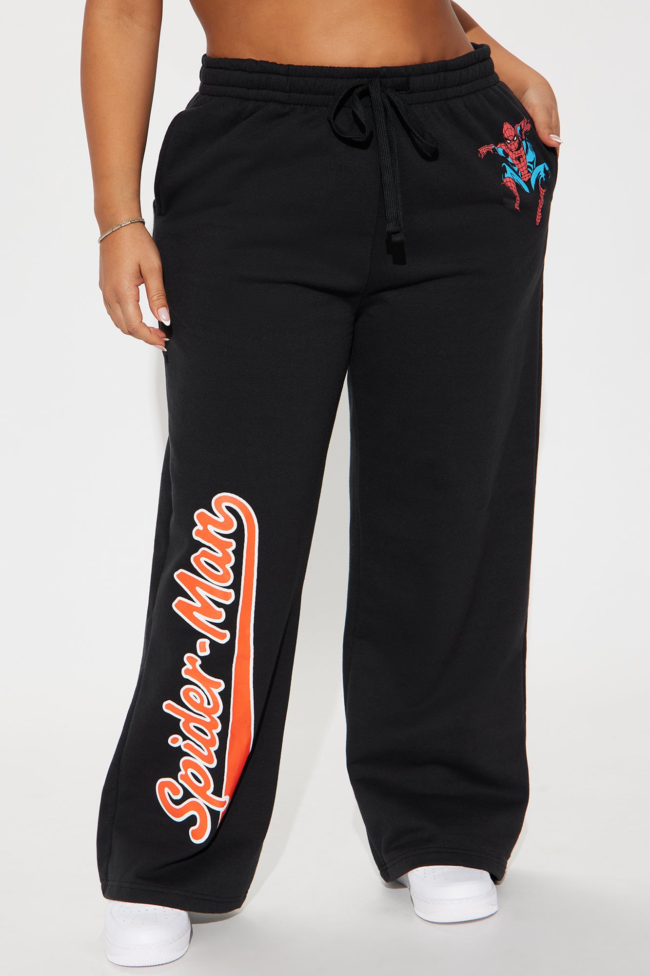 Spiderman Wide Leg Pant - Black - Image 6