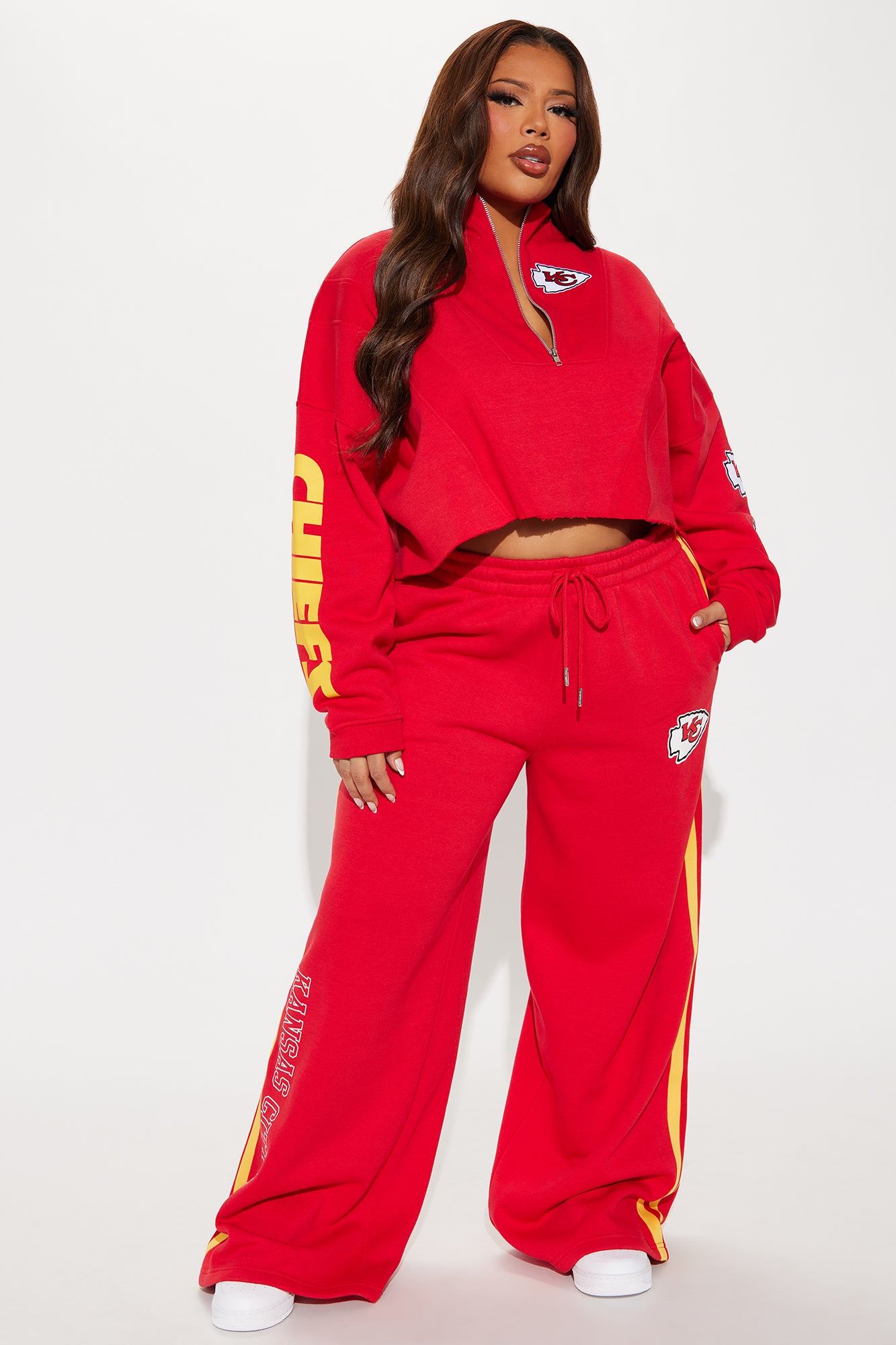 Chiefs Second Half Come-Back Zip Sweatshirt - Red - Image 6