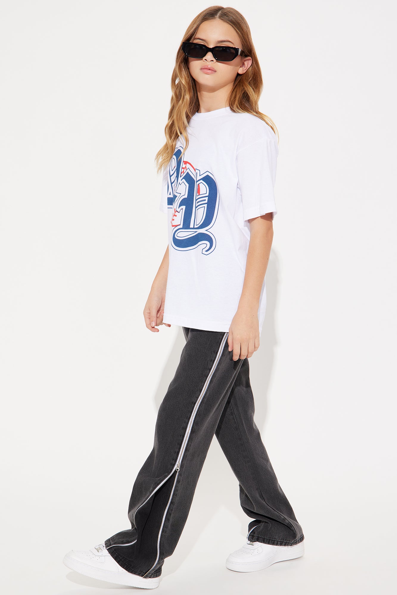 Mini Zip It Up Straight Leg Jeans - Black - Image 3