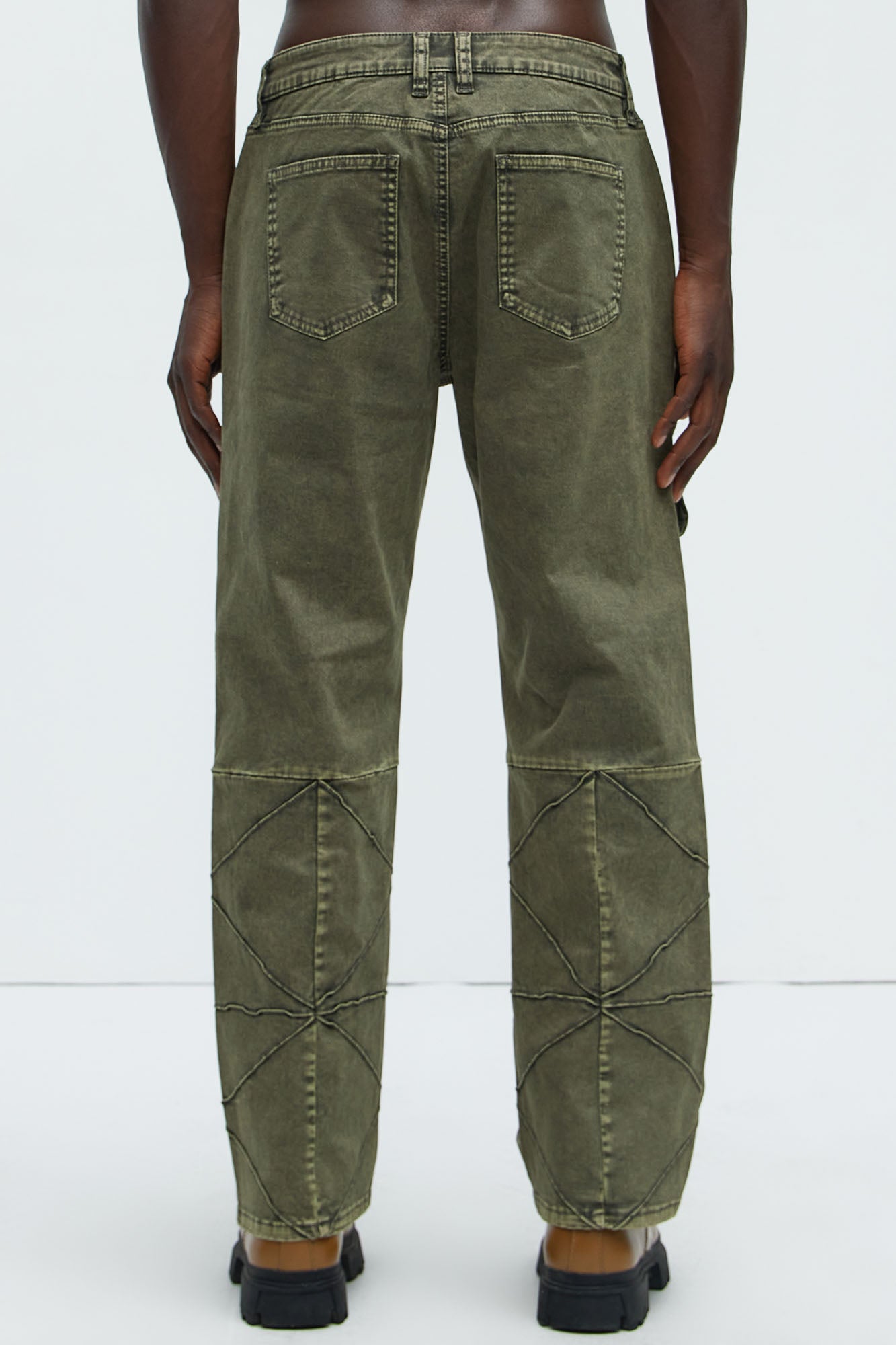 Go Time Straight Cargo Jeans - Olive - Image 5