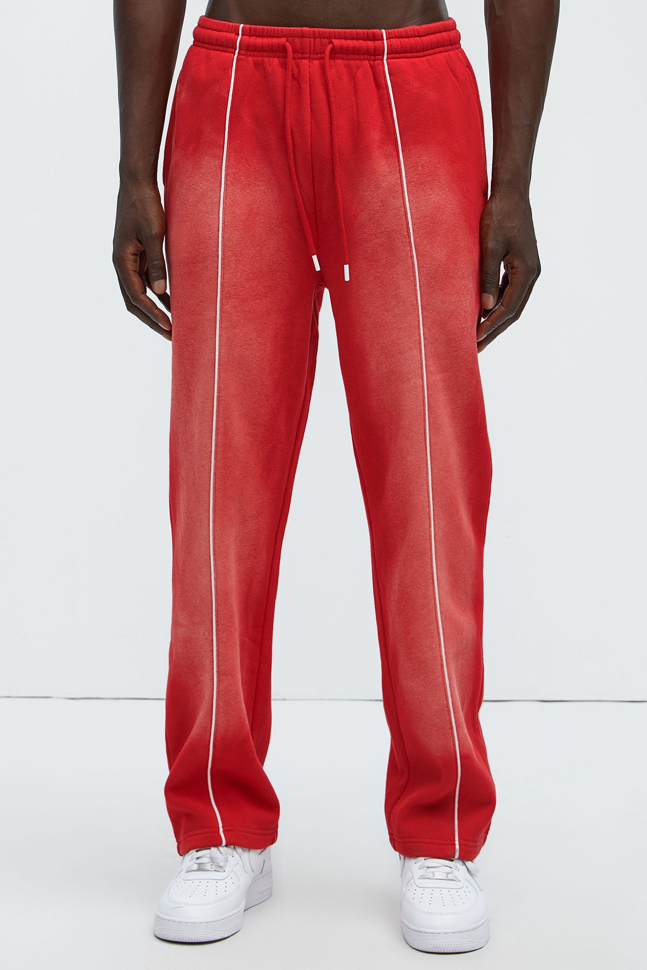 Tyson Just Go With It Straight Sweatpants - Red - Image 4