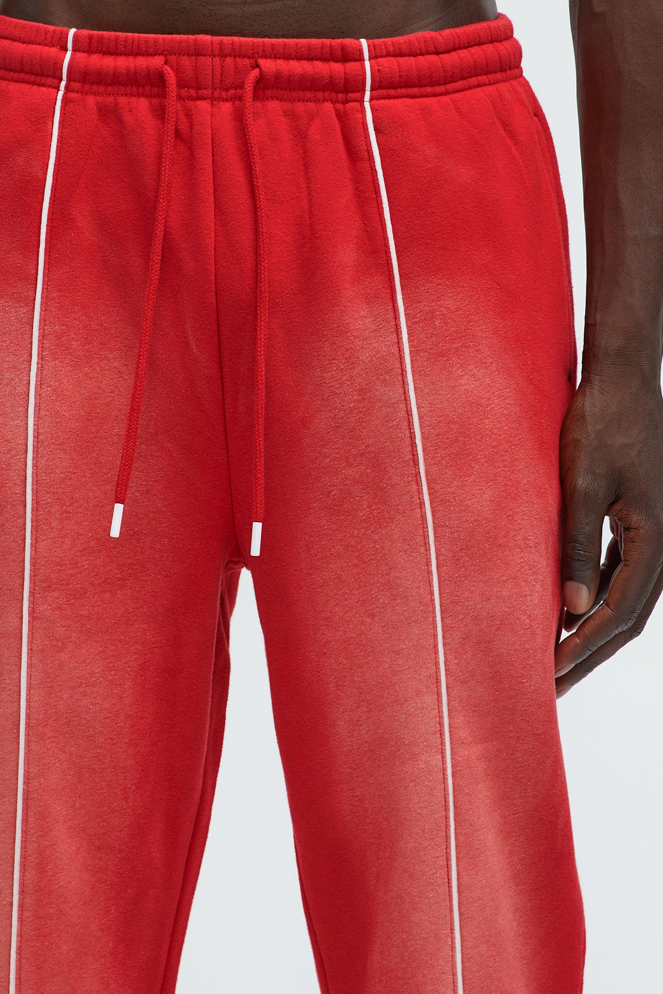 Tyson Just Go With It Straight Sweatpants - Red - Image 3