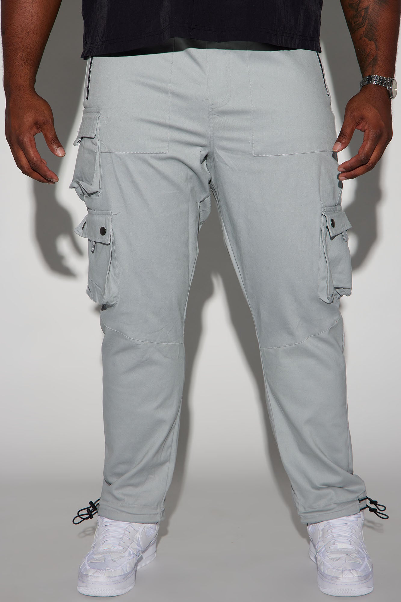 Roaming Twill Cargo Pants - Grey - Image 6
