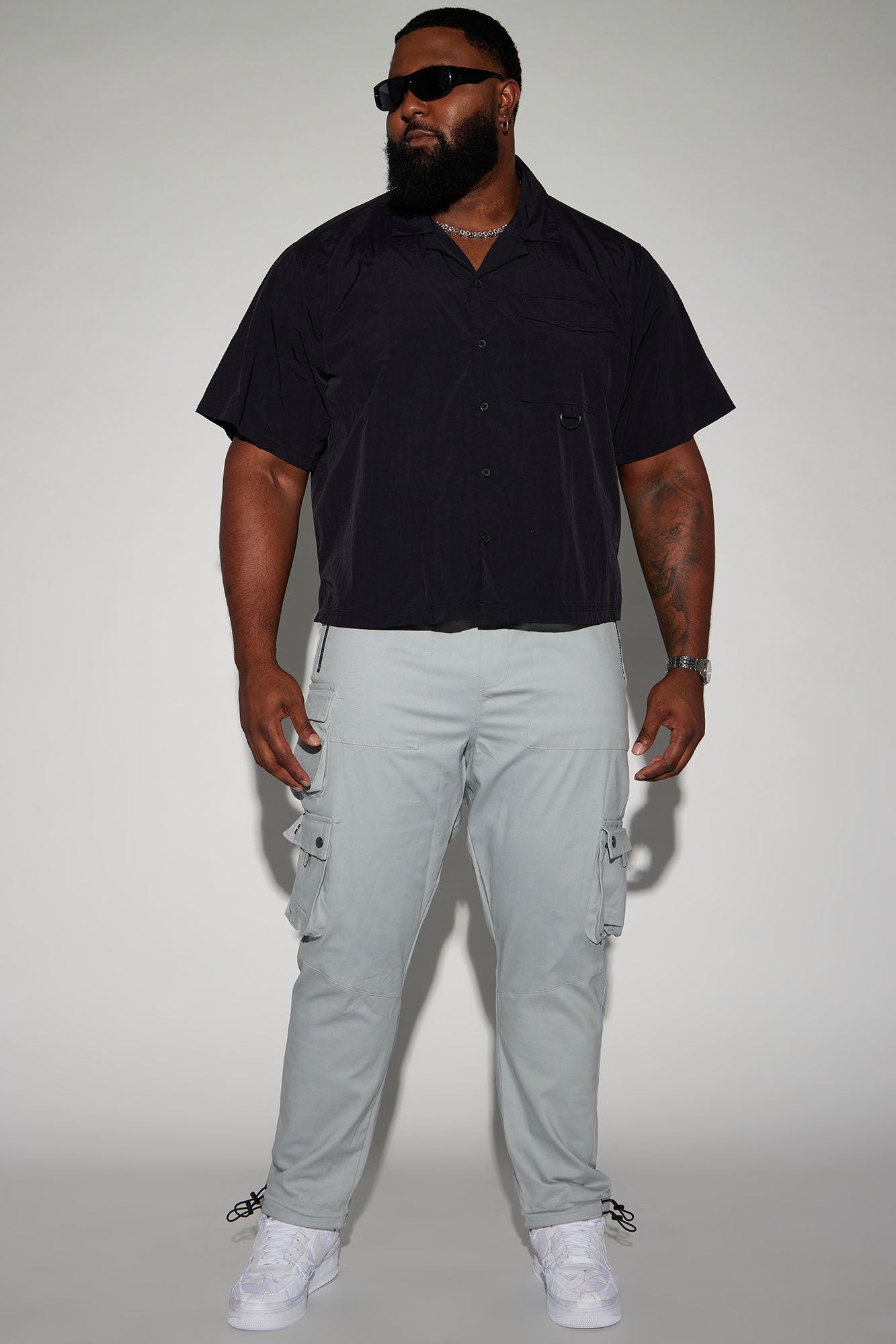 Roaming Twill Cargo Pants - Grey - Image 7