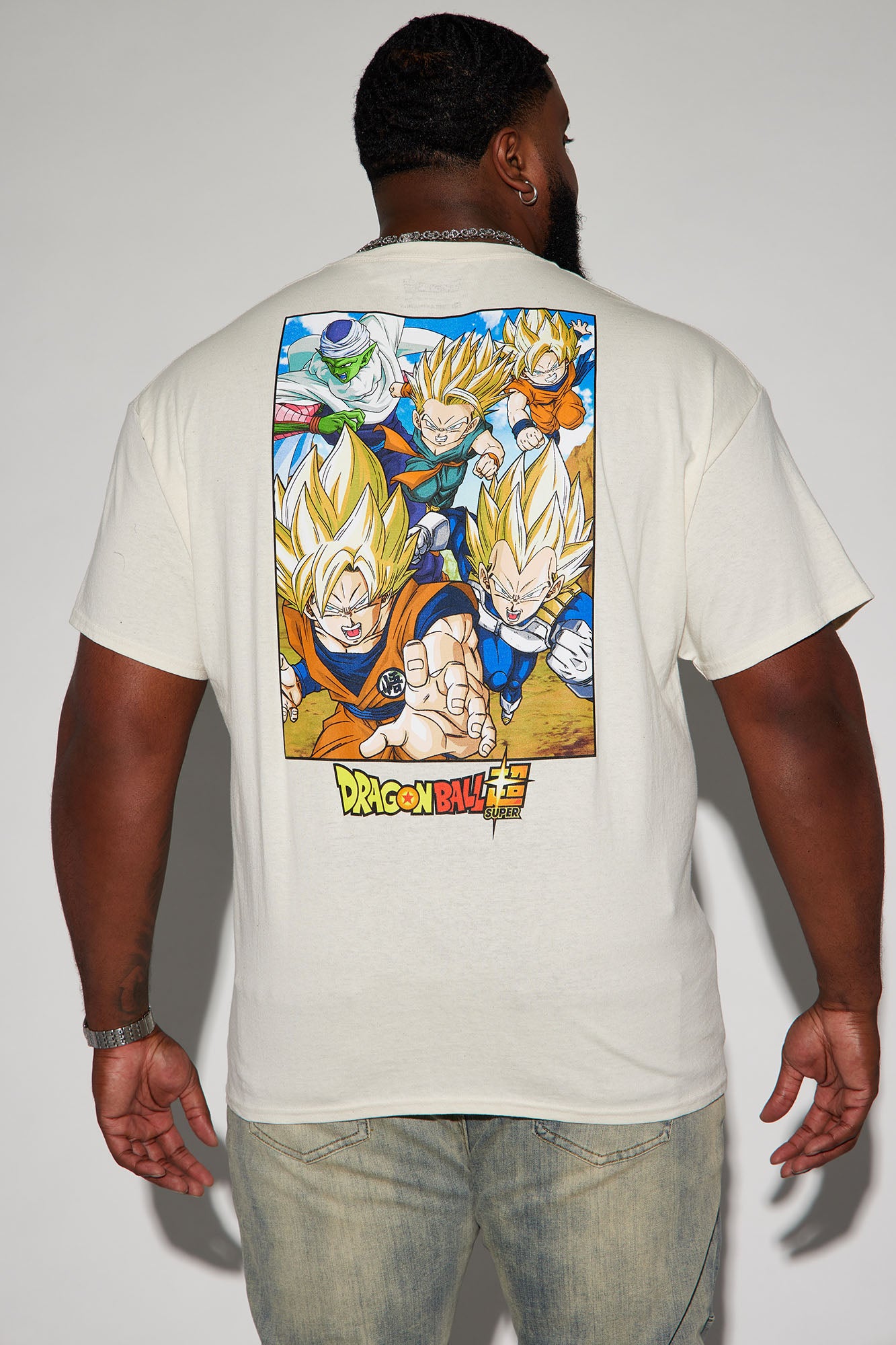 Dragon Ball Z Squad Short Sleeve Tee - Off White - Image 5
