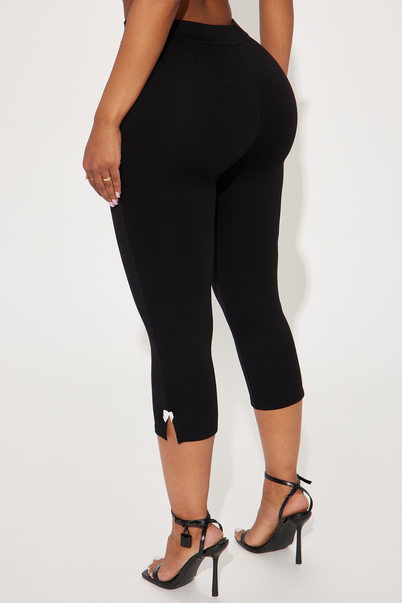 Take A Bow Capri Legging - Black - Image 4