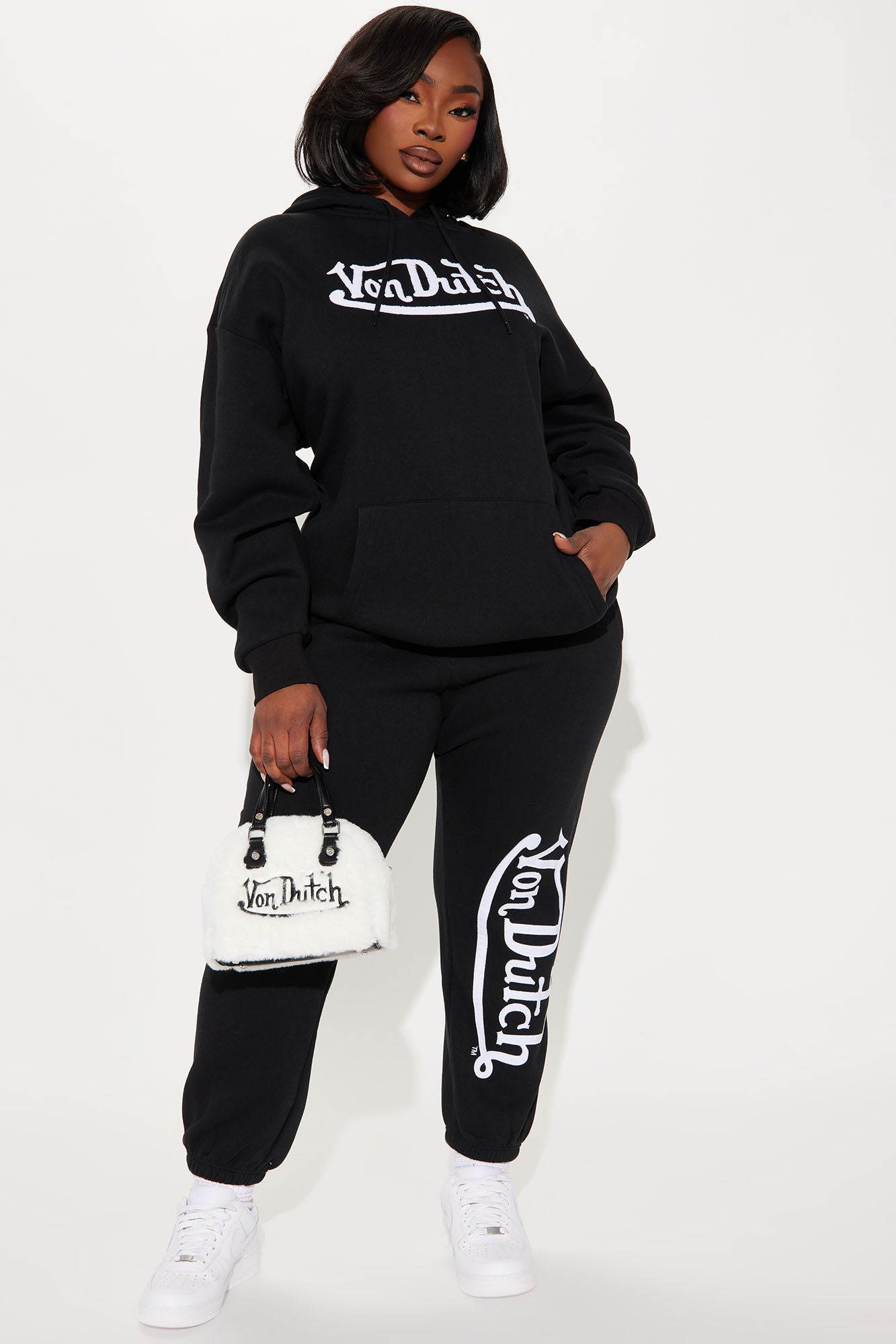 Von Dutch Patch Hoodie - Black - Image 6