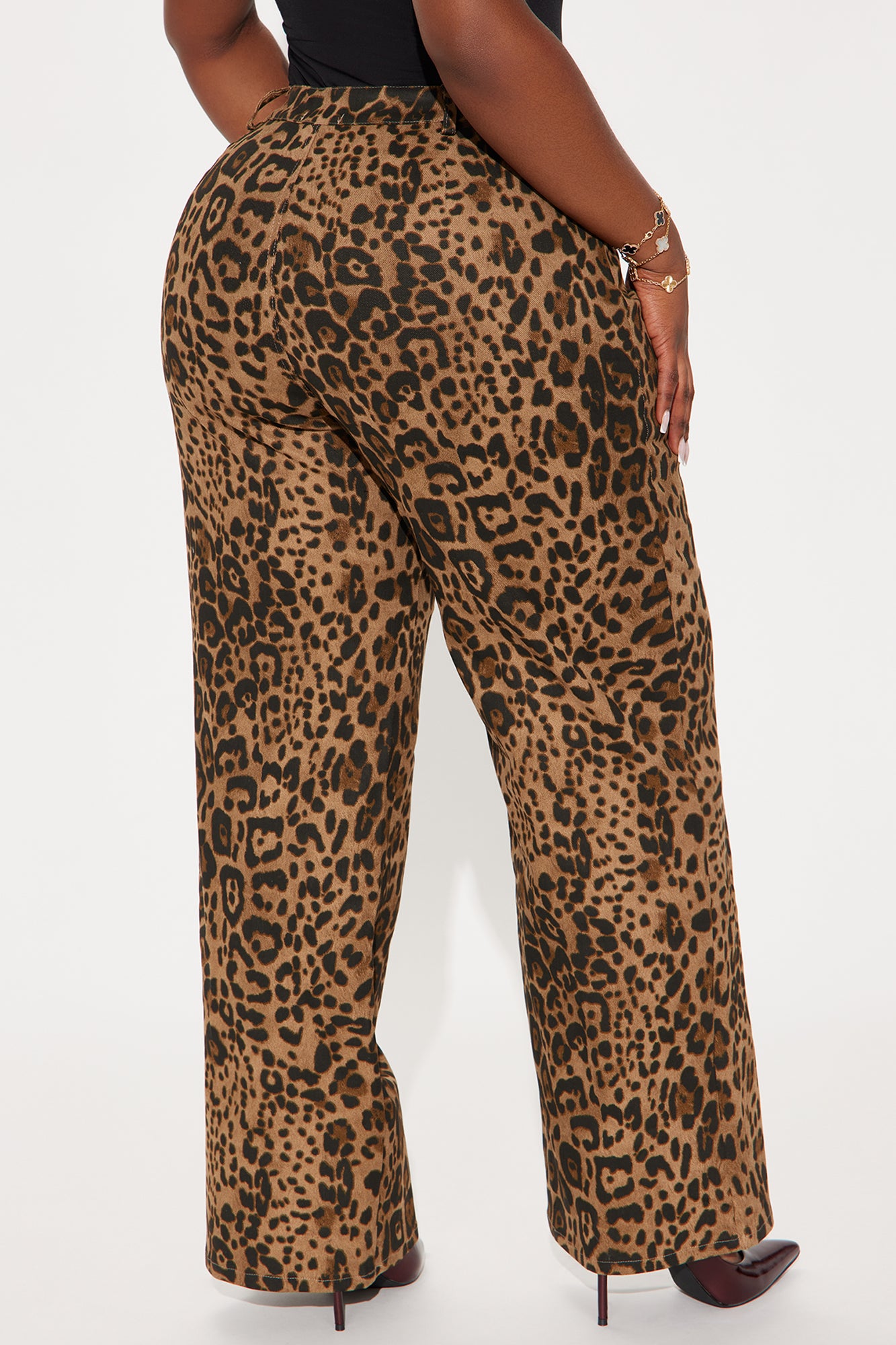 Sneaking Out Leopard Pant - Brown/combo - Image 6