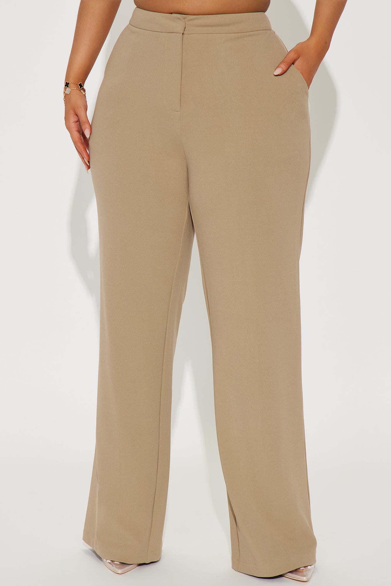 Core Competency Straight Leg Trouser - Taupe - Image 5