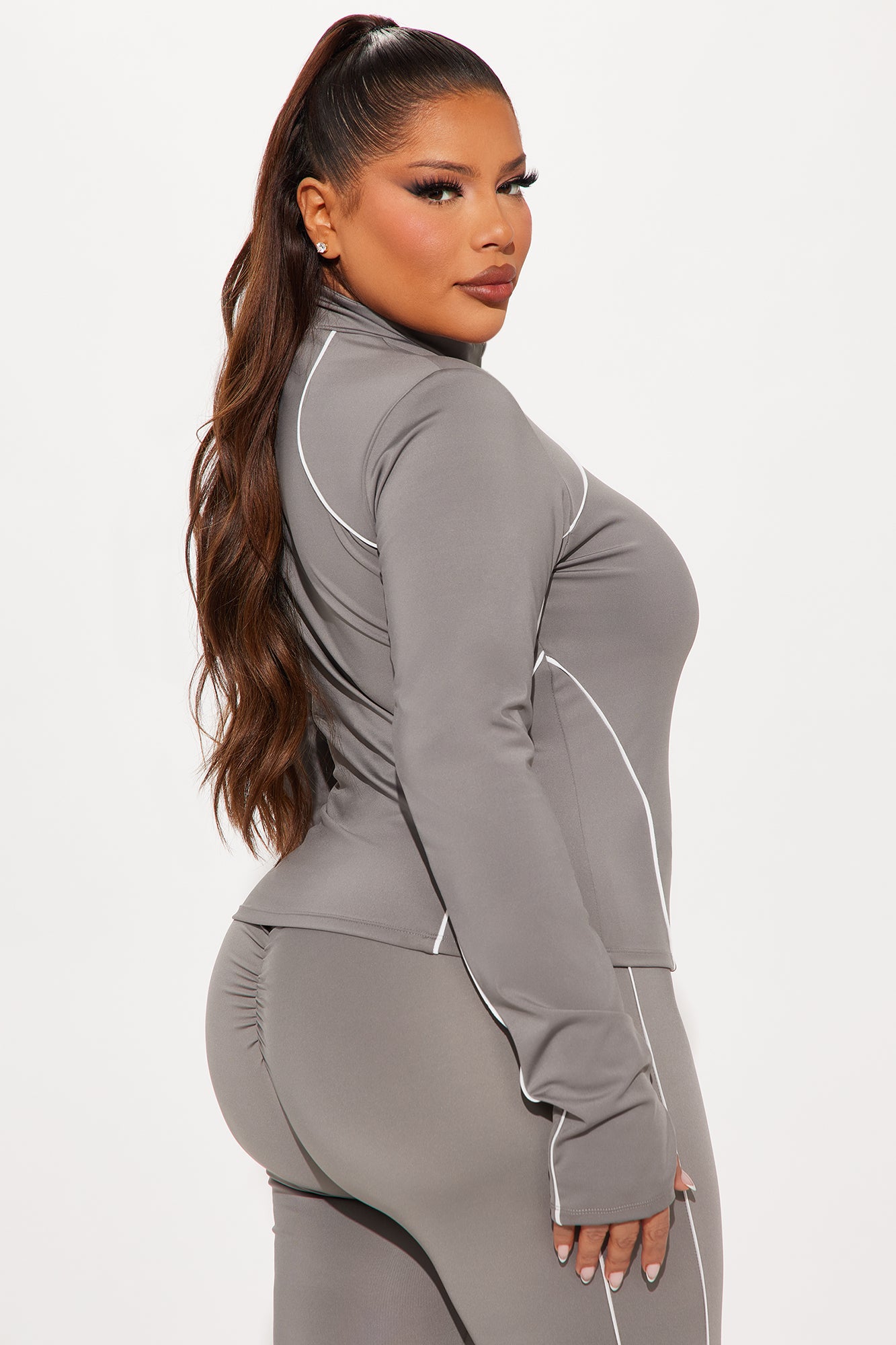 Bike Babe Elevate Active Top - Charcoal - Image 7