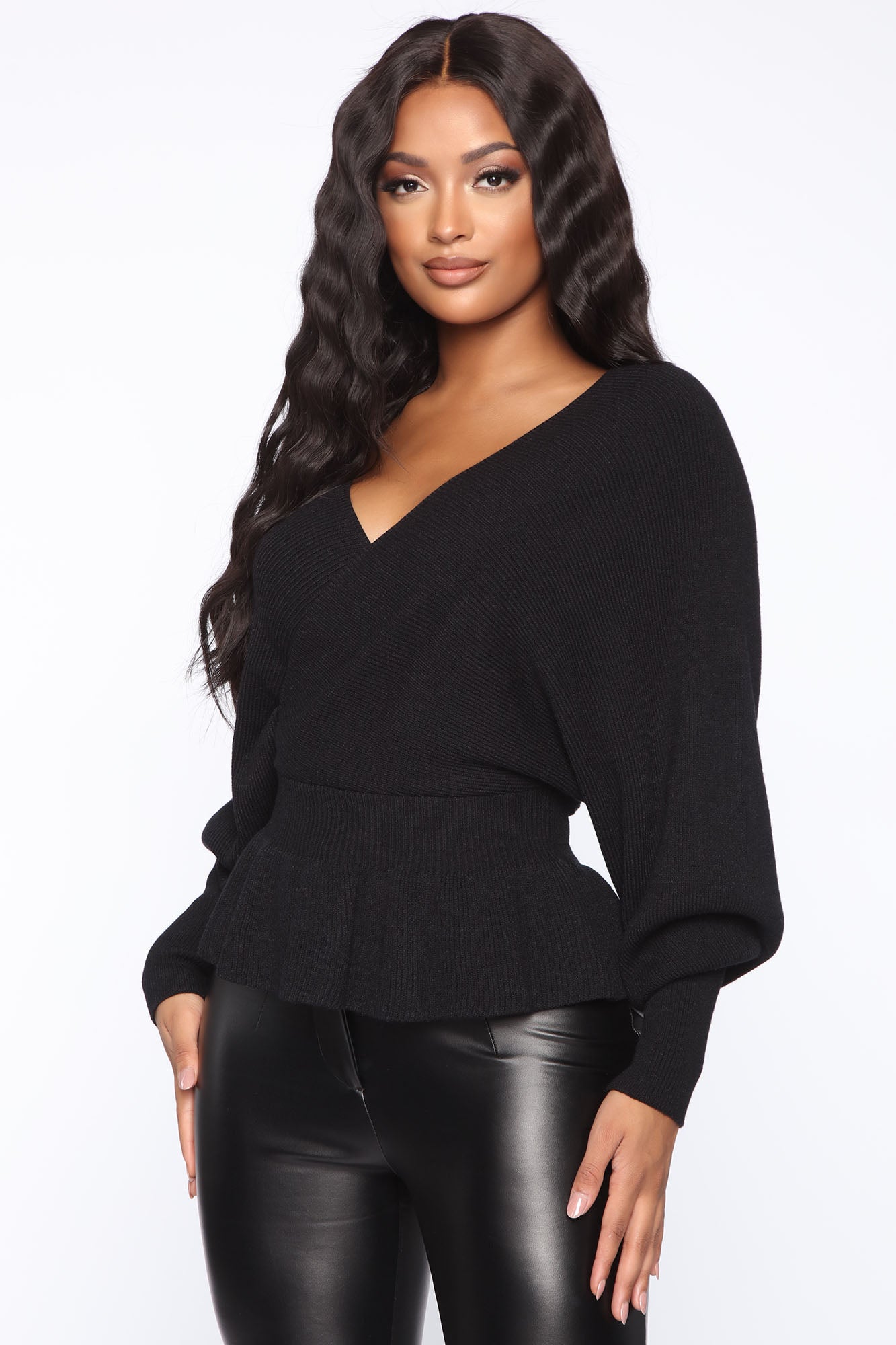 Can't Get Enough Of You Sweater - Black - Image 3