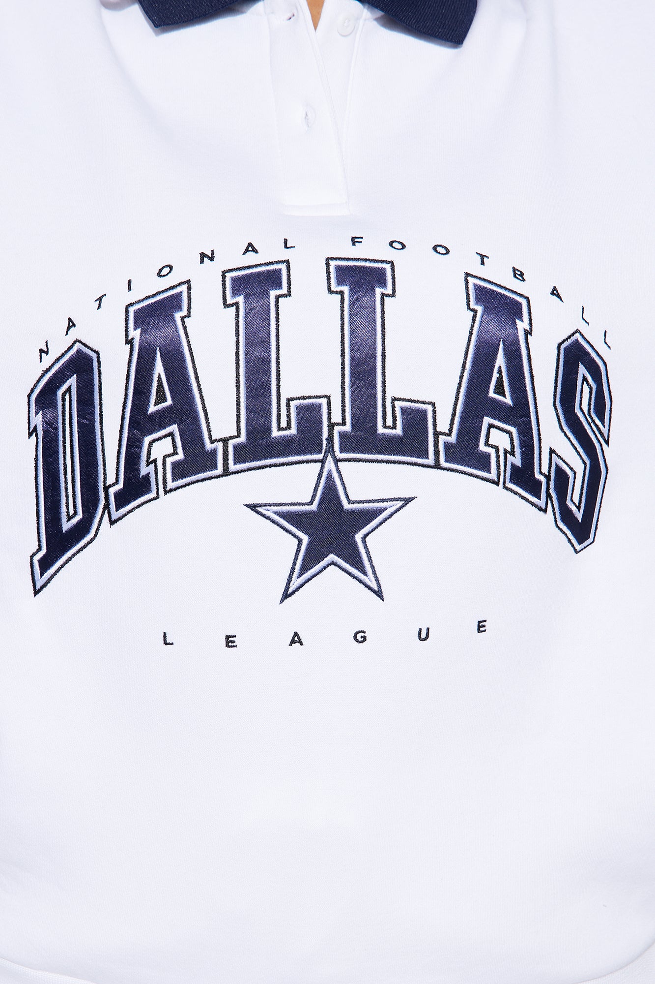 On The Sideline Cowboys Sweatshirt - White - Image 4