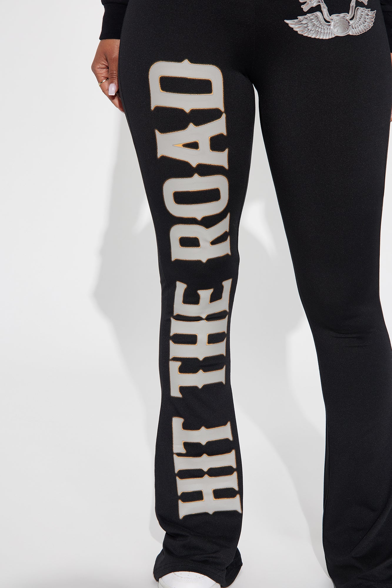 Von Dutch Hit The Road Flare Pant - Black - Image 3