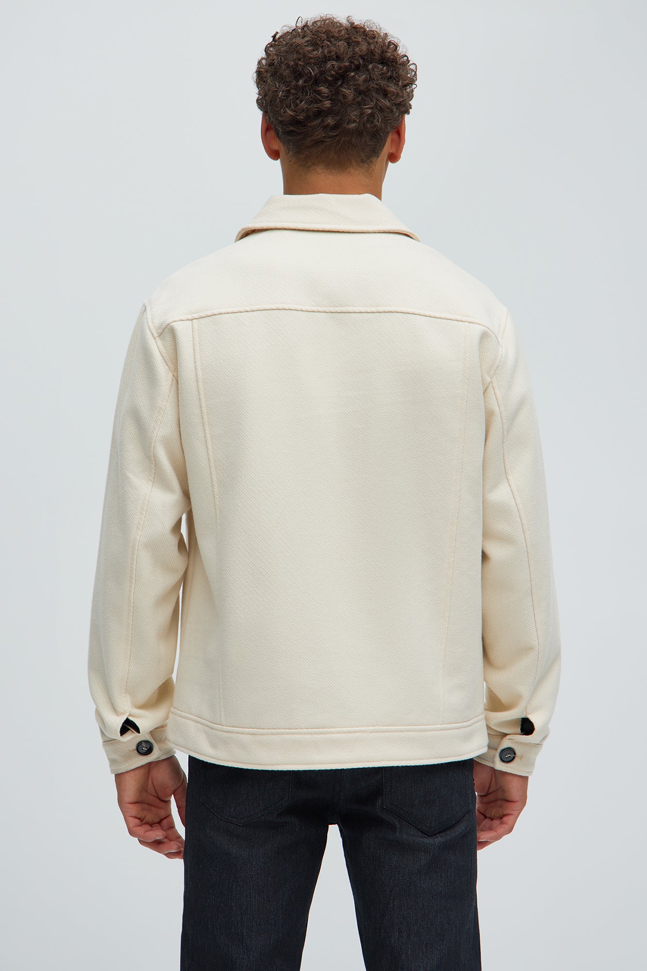 Austin Casual Jacket - Cream - Image 5
