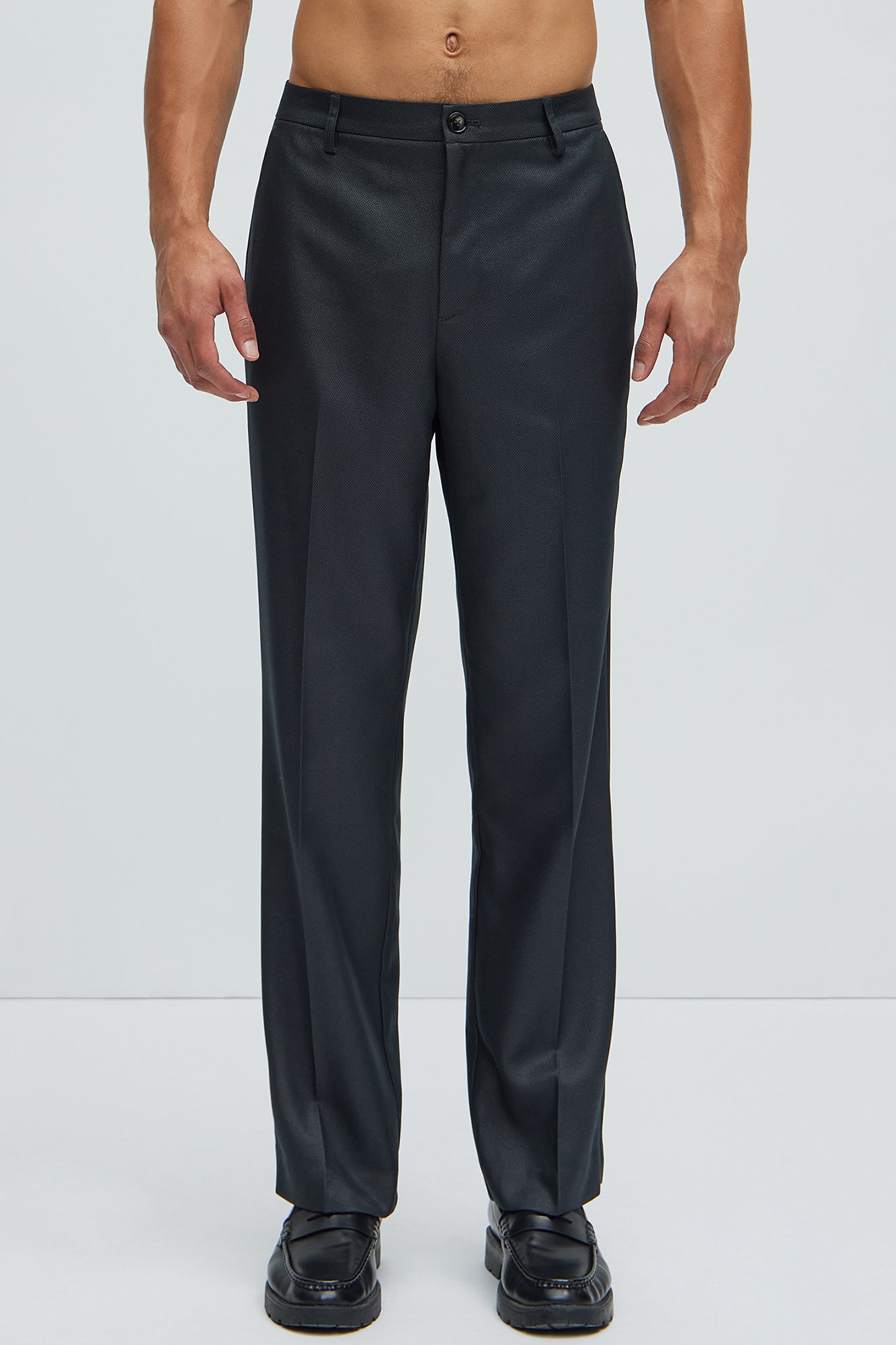 Hulbert Straight Trousers - Black - Image 4