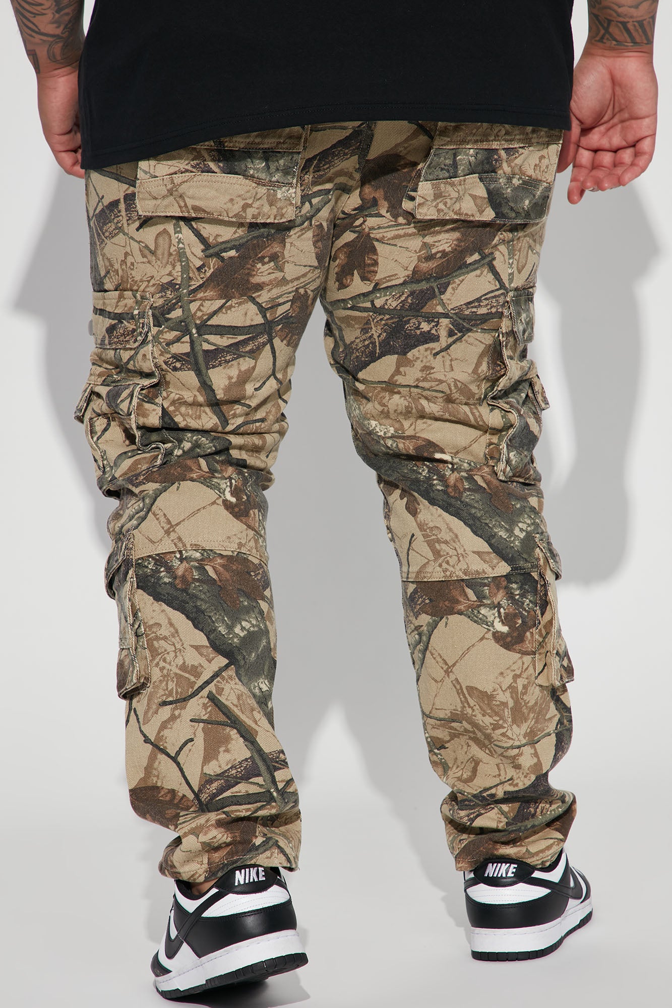 Never Too Many Pockets Cargo Slim Jeans - Camouflage - Image 8