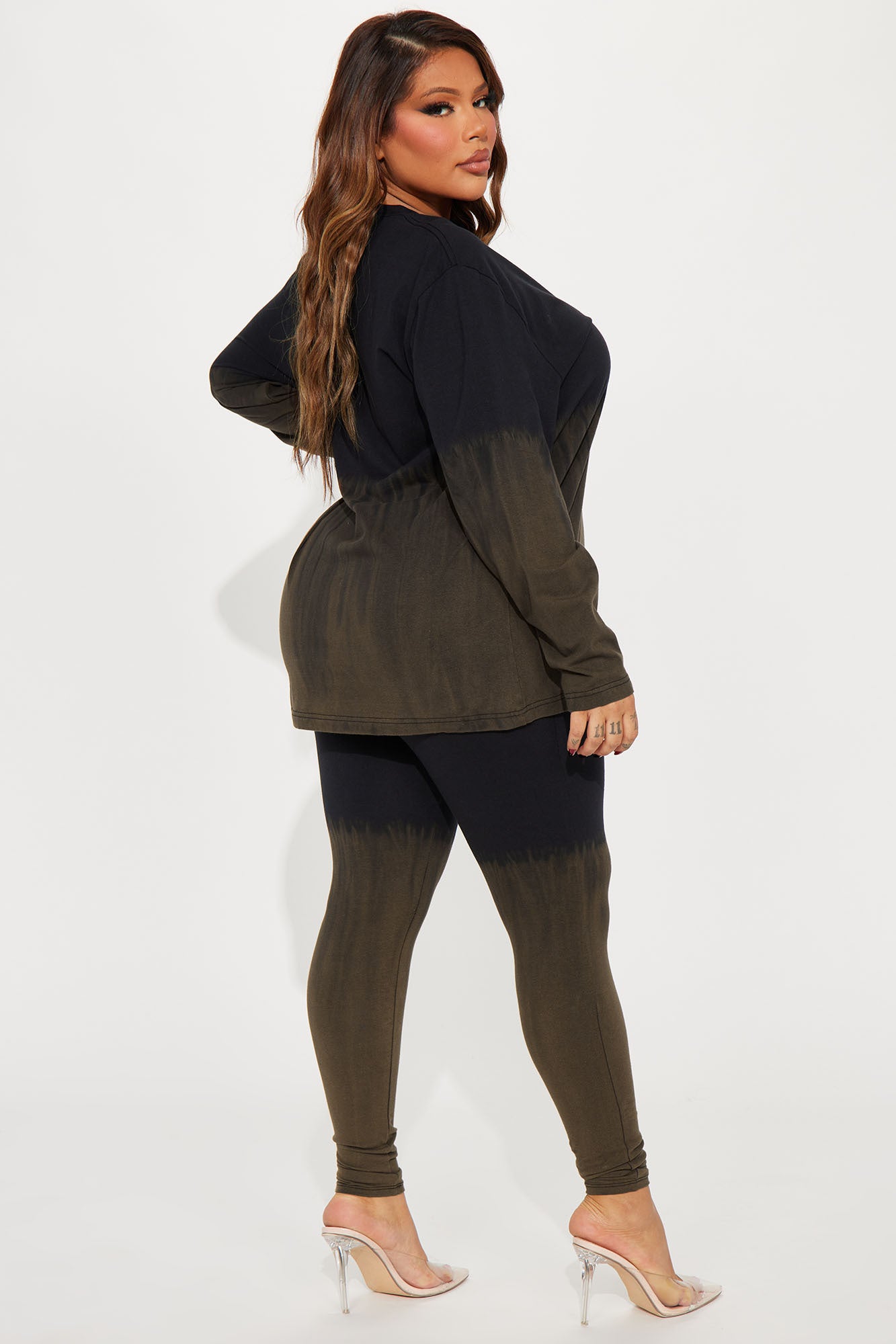 All About It Long Sleeve Legging Set - Black/combo - Image 6