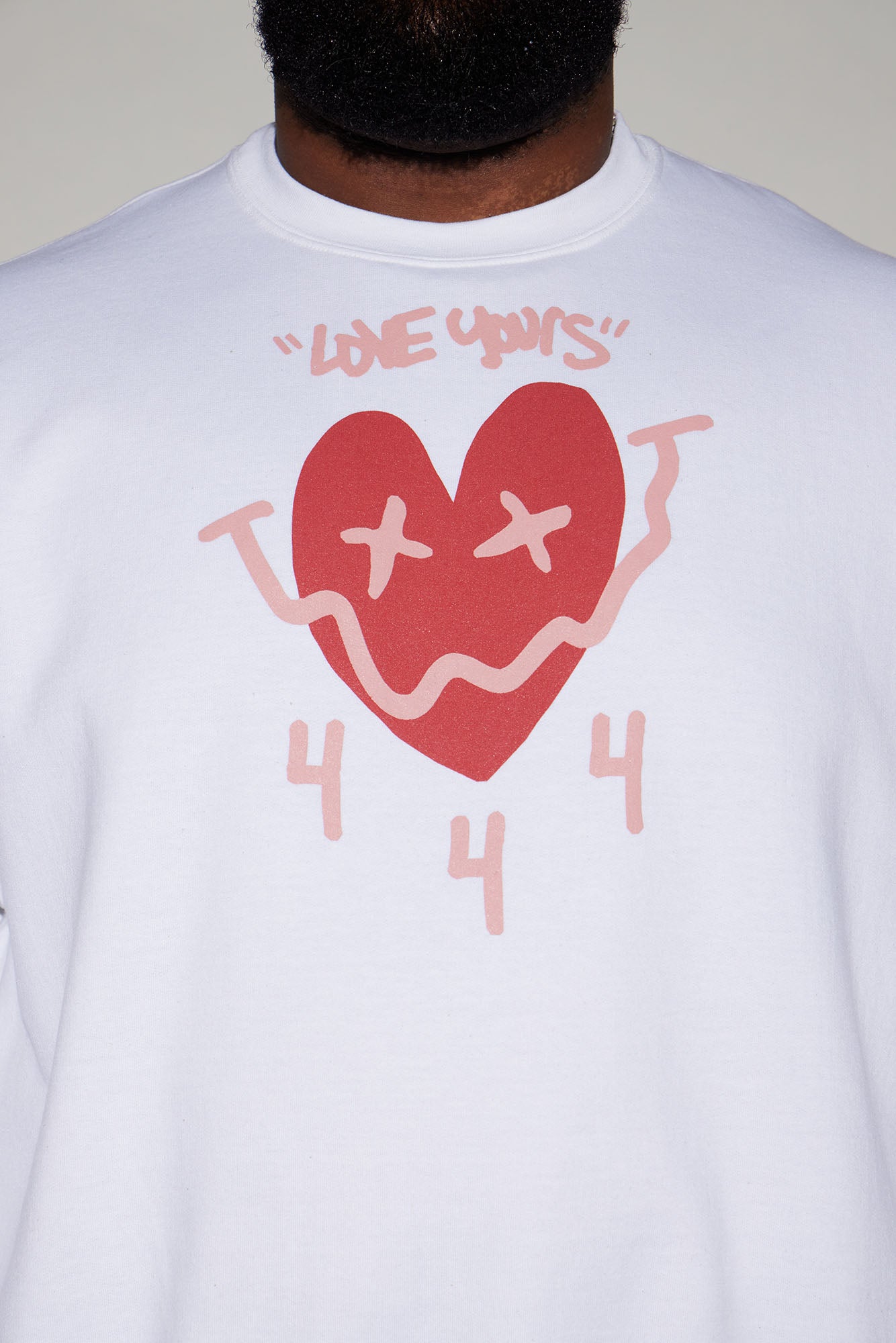 Love Yours Crewneck Sweatshirt - White - Image 7
