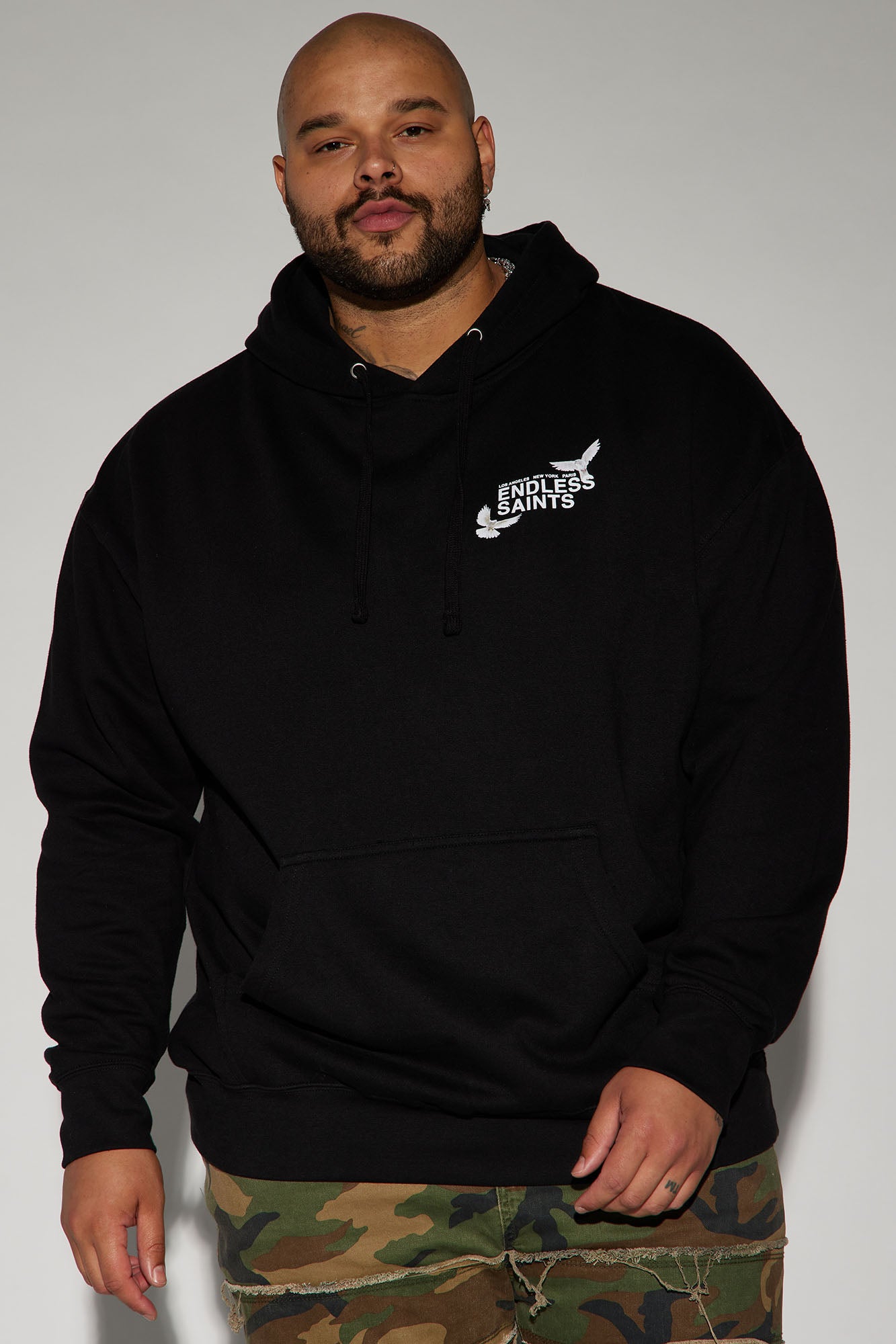Endless Saints Hoodie - Black - Image 8