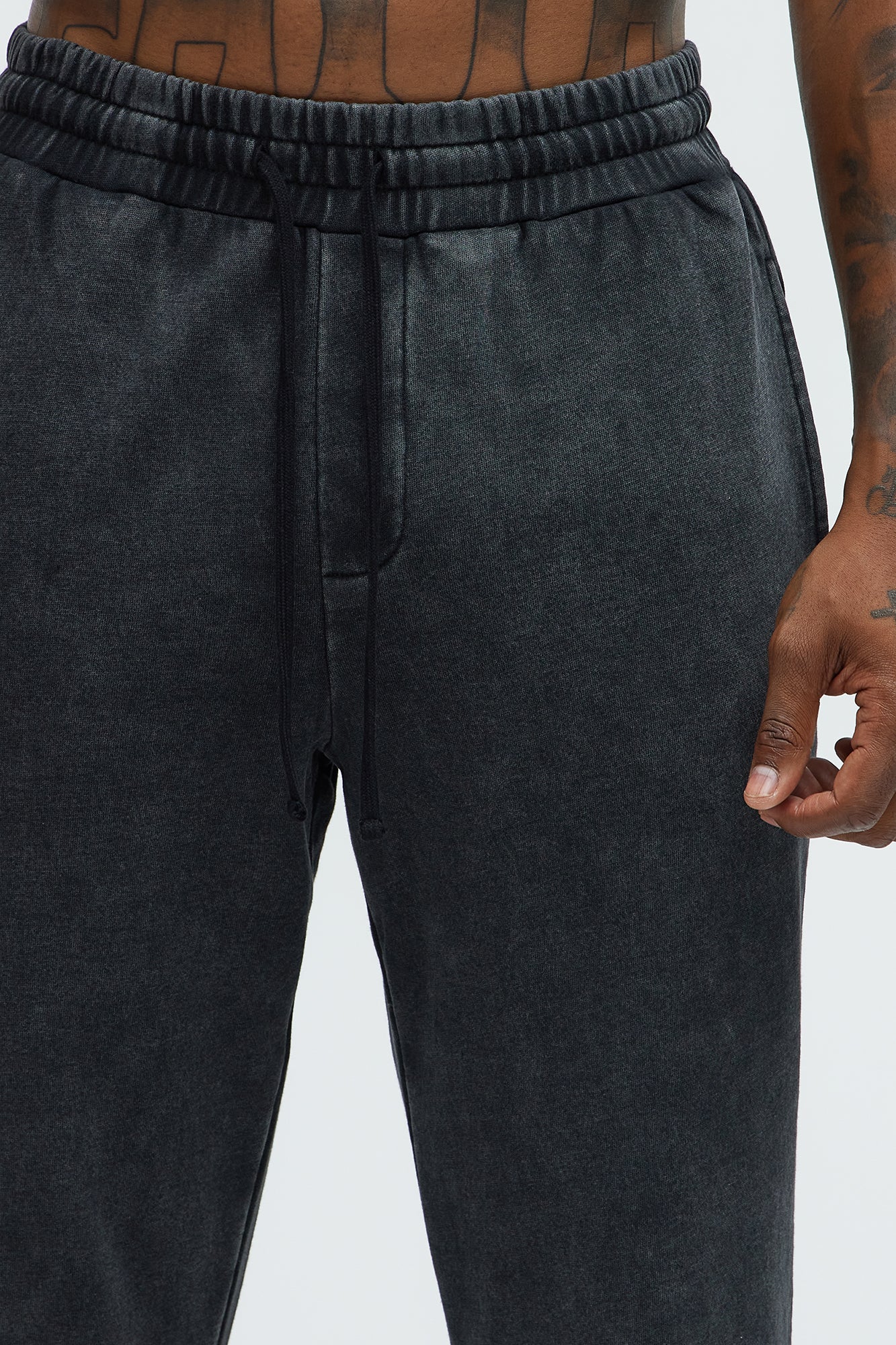 Tyson Heavy Wash Jogger - Black Wash - Image 5