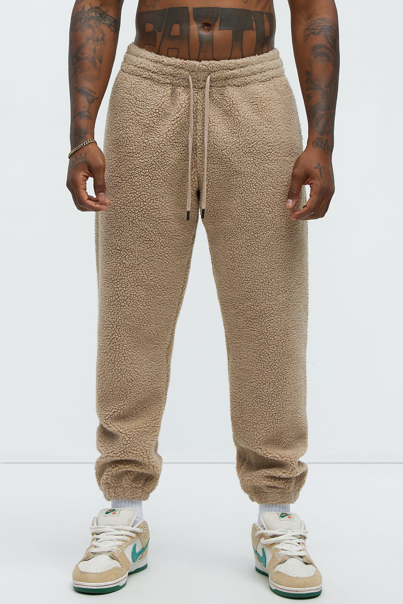Axel Polar Fleece Jogger - Tan - Image 3