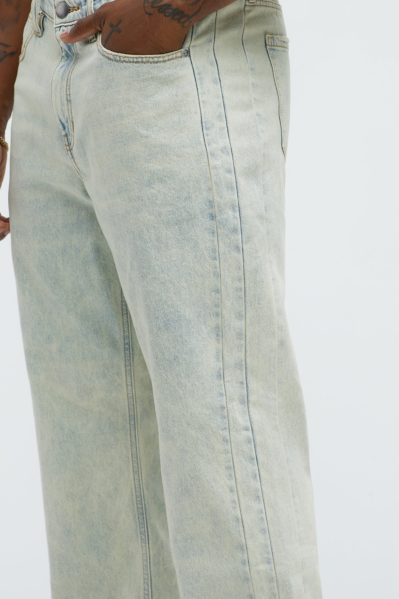 Charlesgate Straight Jeans - Vintage Blue Wash - Image 4