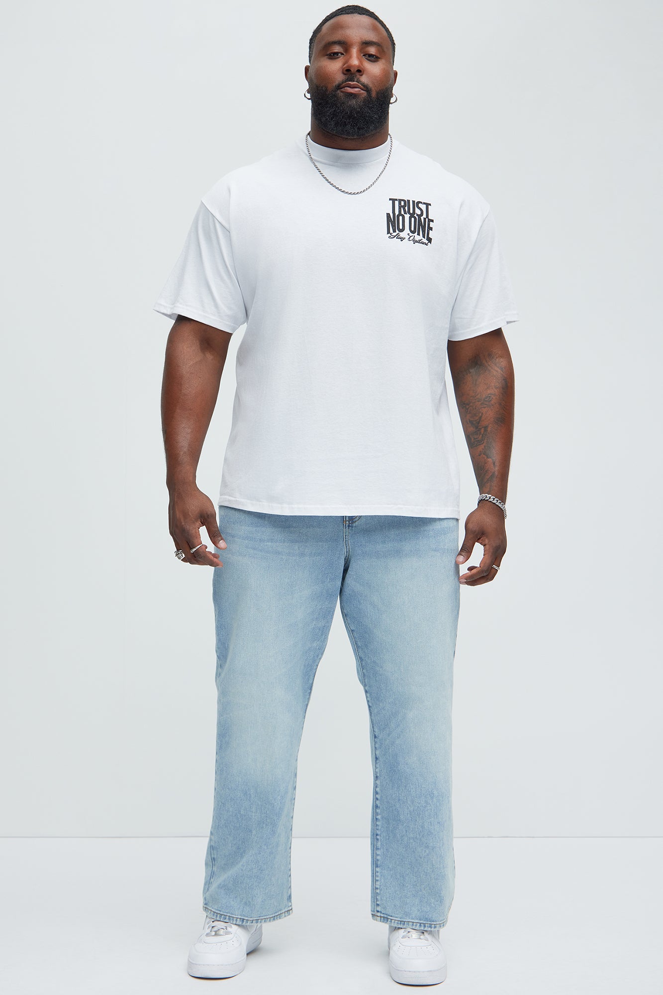 Stay Vigilant Short Sleeve Tee - White - Image 7