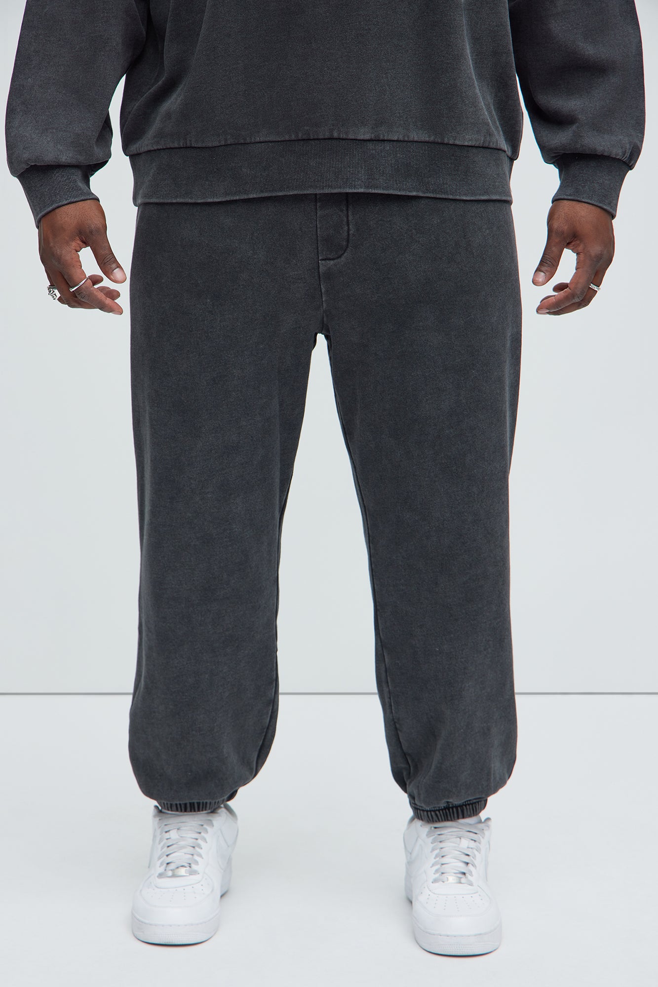 Tyson Heavy Wash Jogger - Black Wash - Image 6