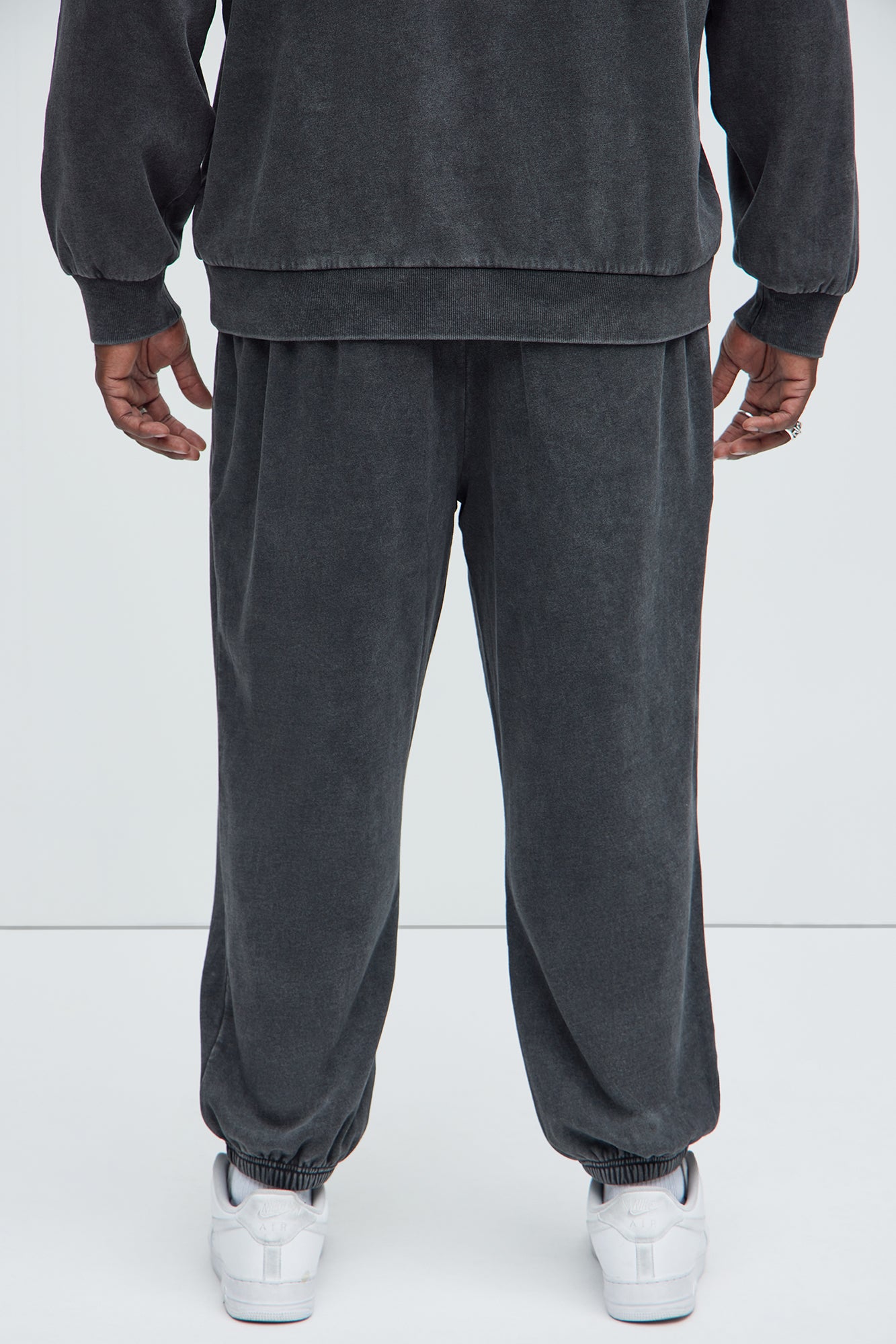Tyson Heavy Wash Jogger - Black Wash - Image 8