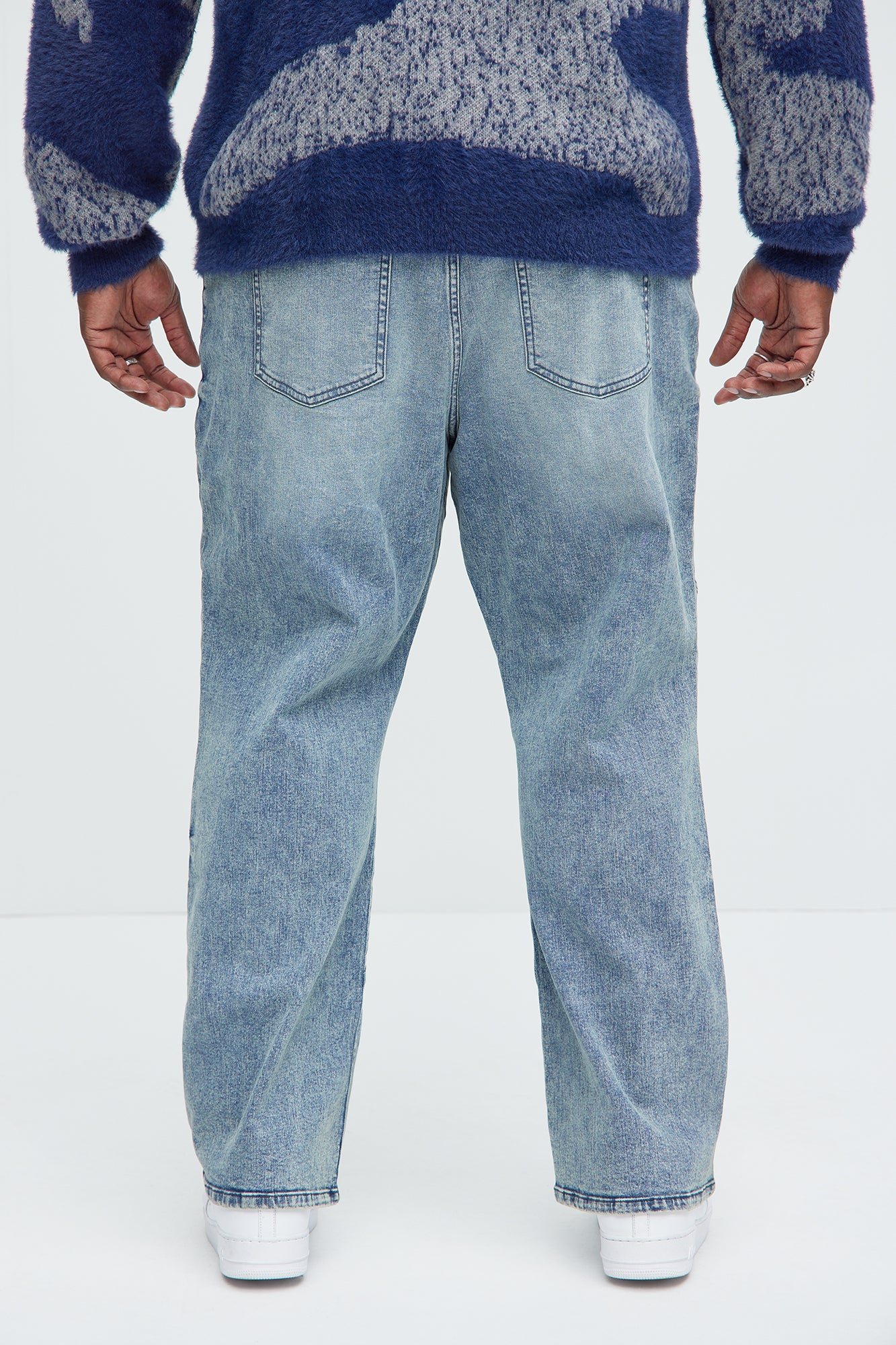 Trent Straight Utility Jeans - Medium Wash - Image 9