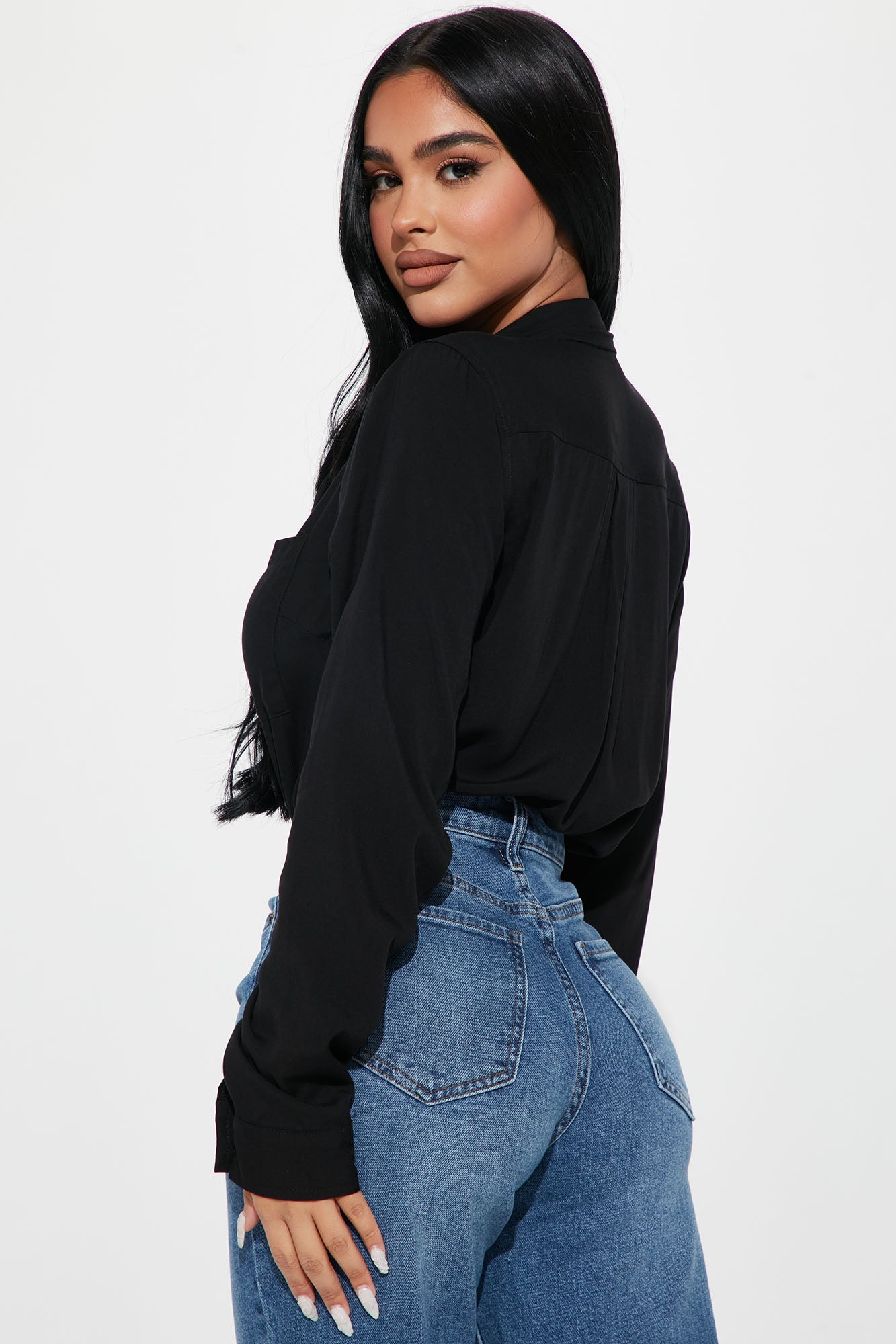 You Better Work Bodysuit - Black - Image 4