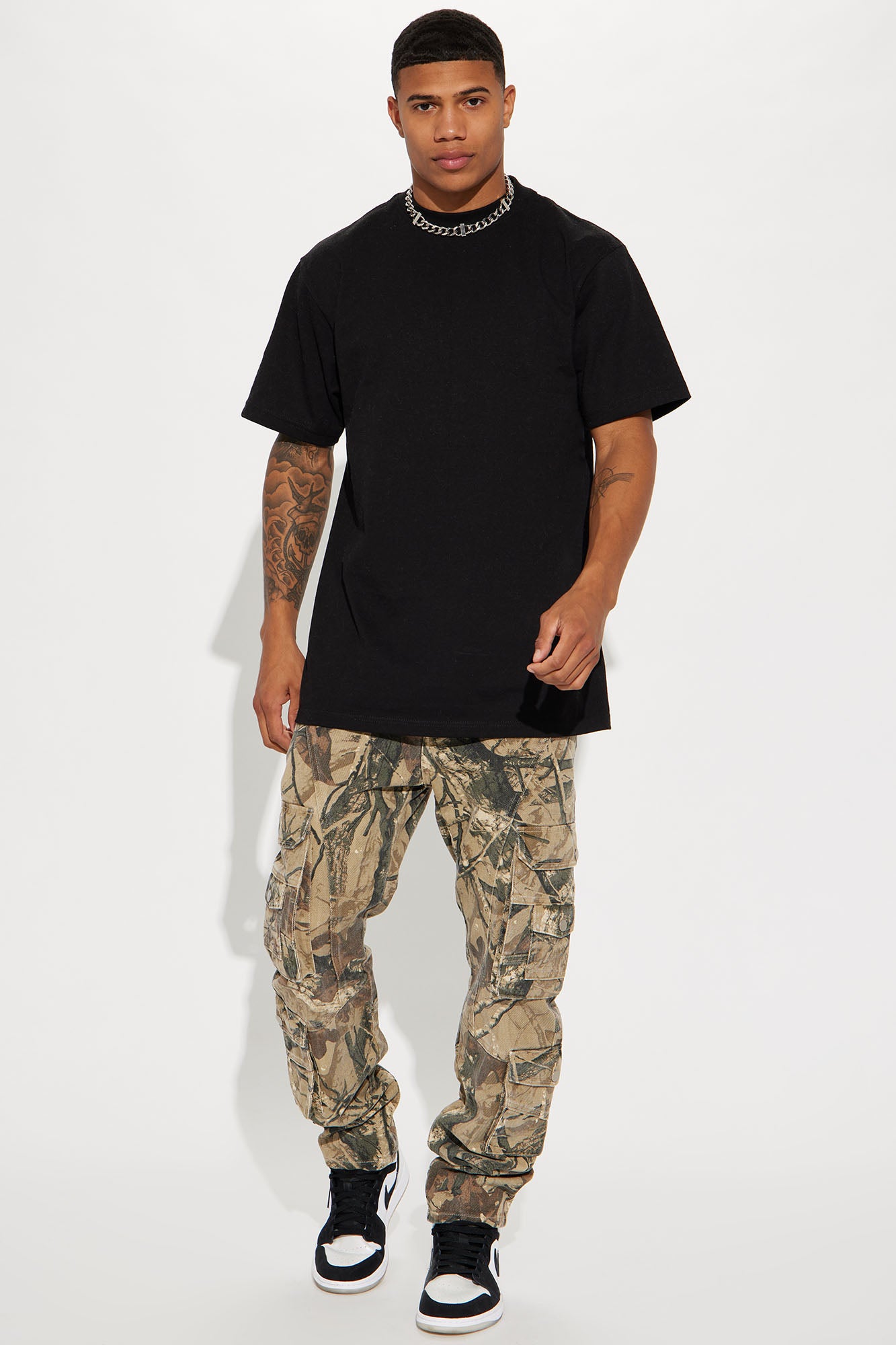 Never Too Many Pockets Cargo Slim Jeans - Camouflage - Image 4